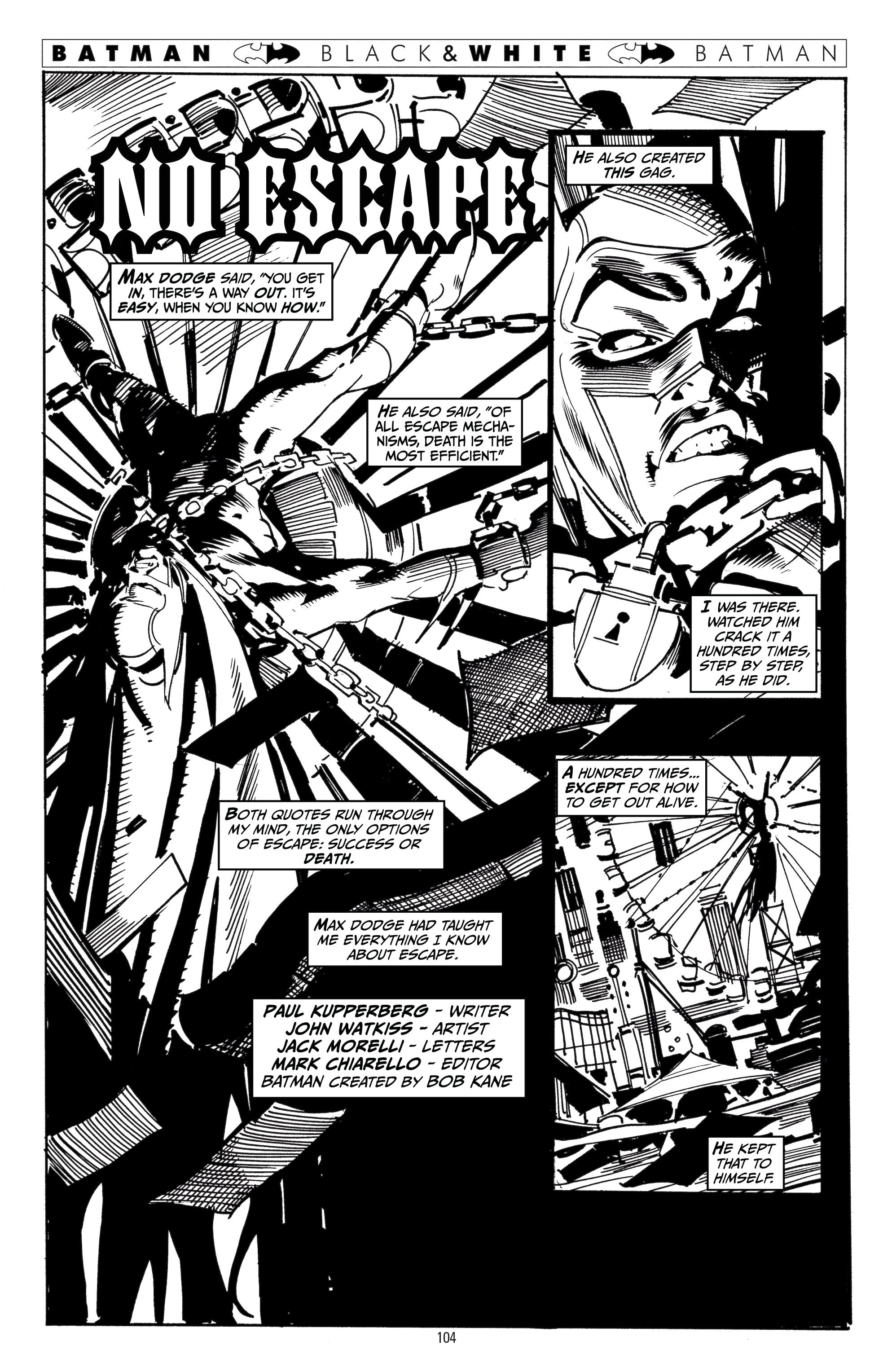 Read online Batman Black and White comic -  Issue # (1996) _TPB 3 (Part 1) - 100