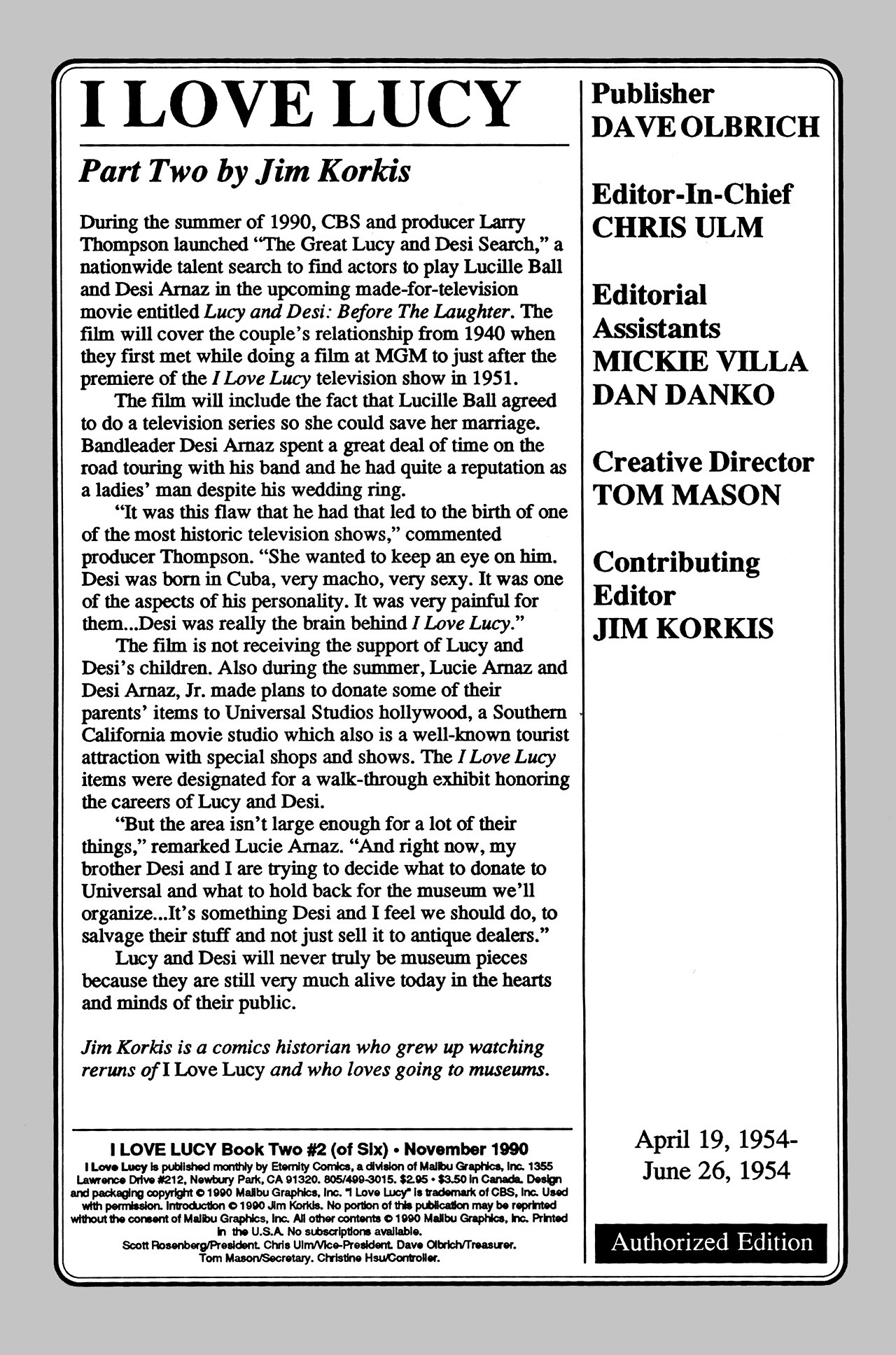 Read online I Love Lucy Too comic -  Issue #2 - 2