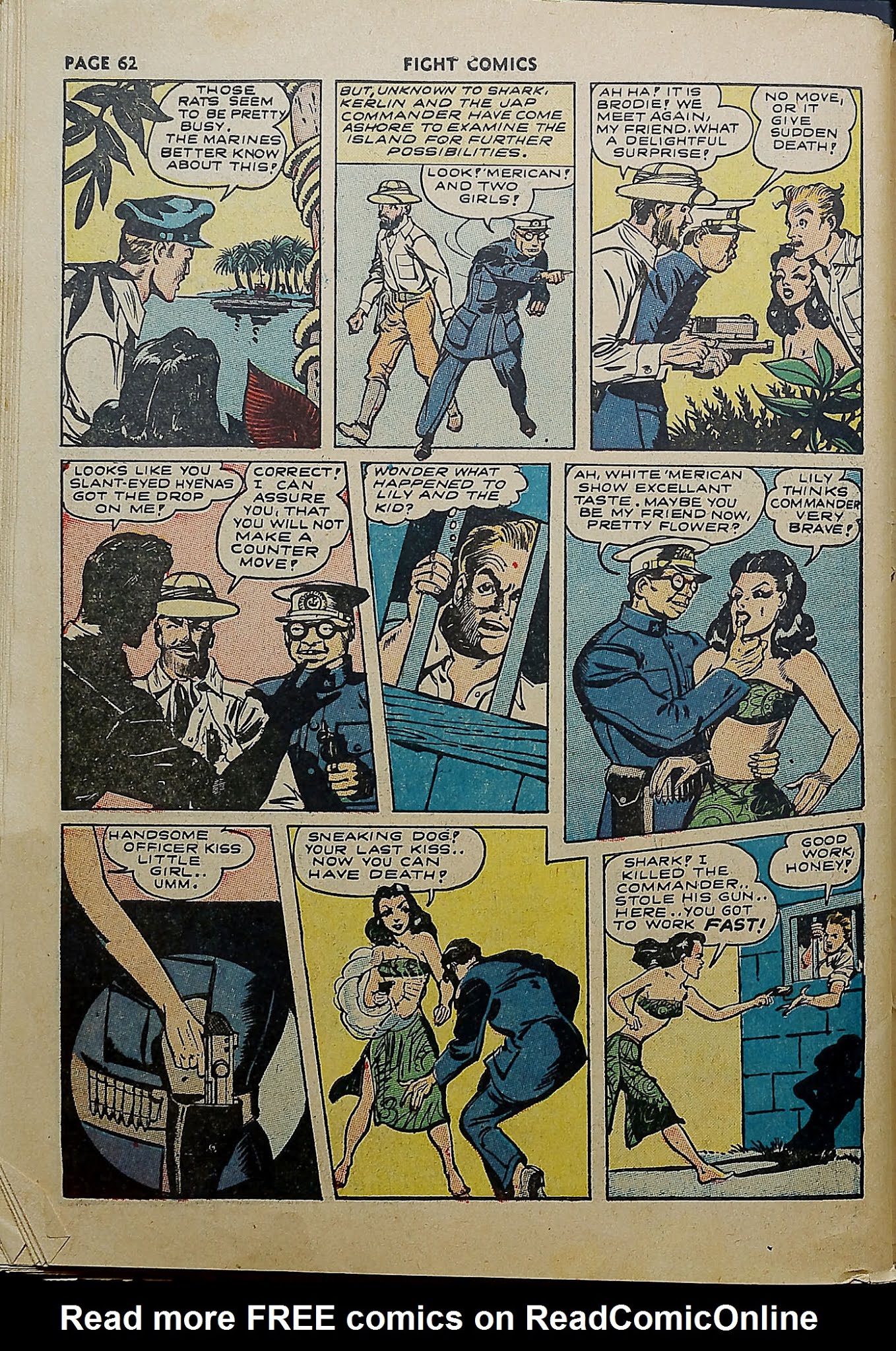 Read online Fight Comics comic -  Issue #25 - 64