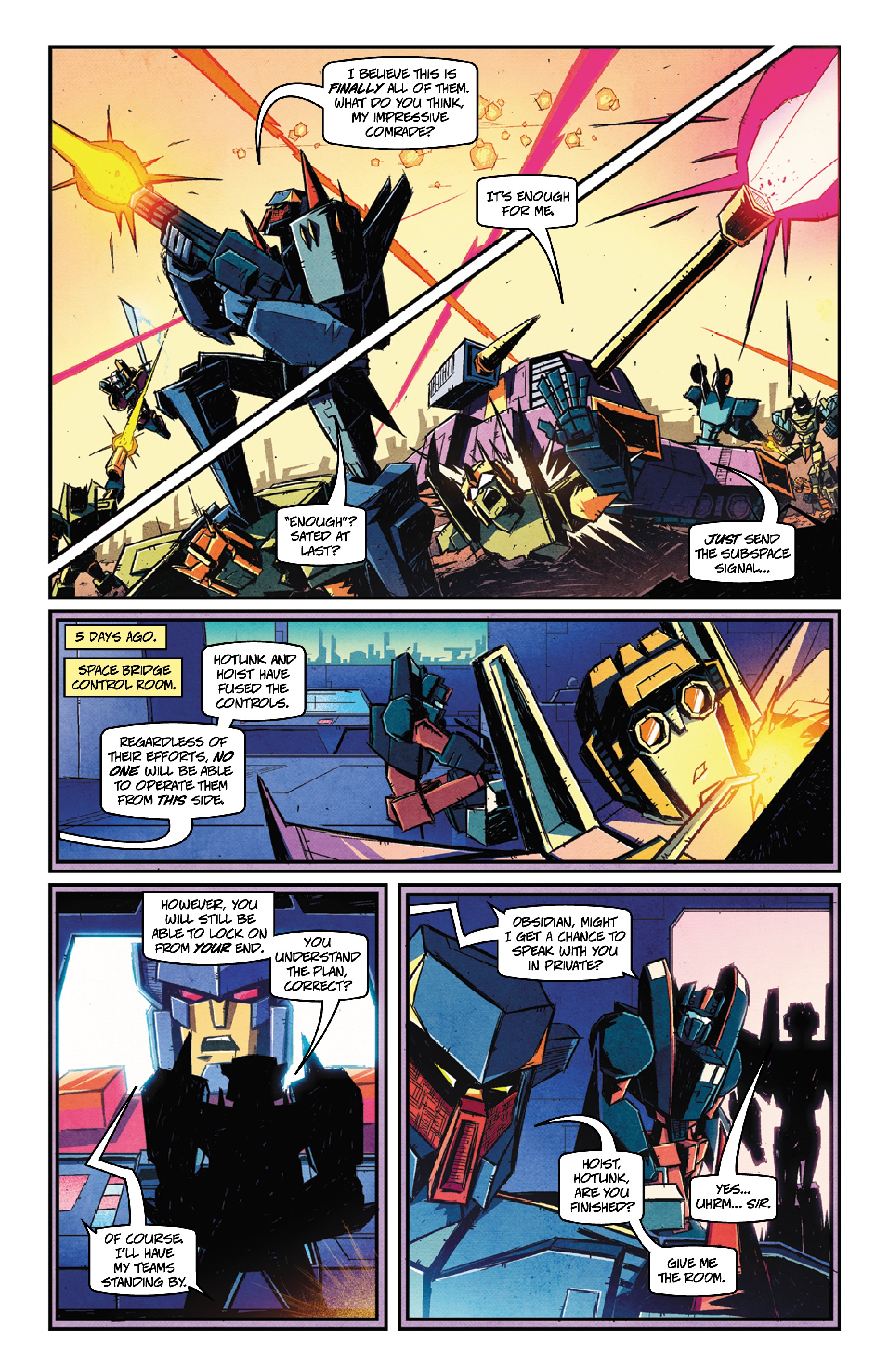 Read online Transformers: Timelines comic -  Issue #9 - 5