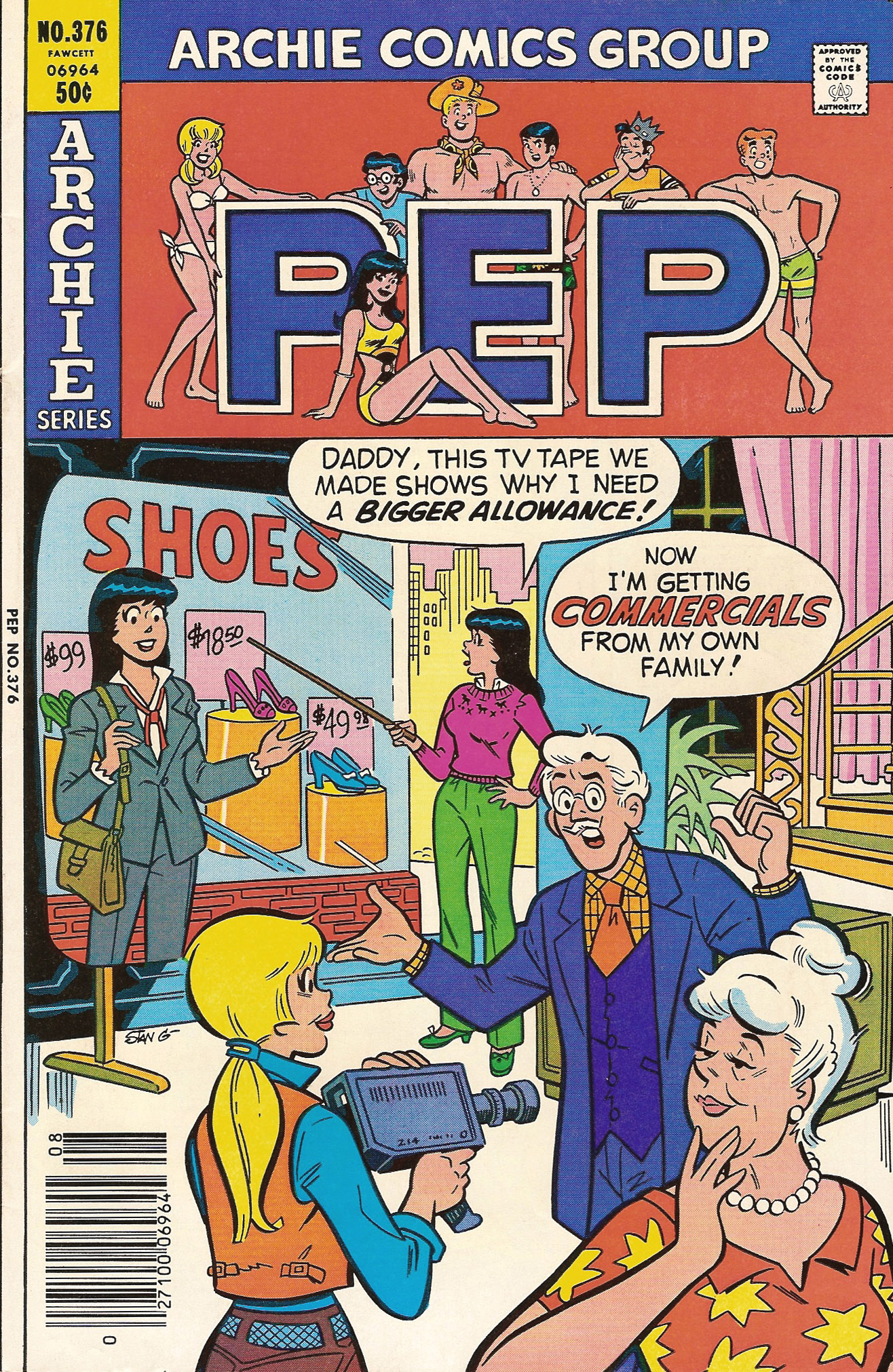 Read online Pep Comics comic -  Issue #376 - 1