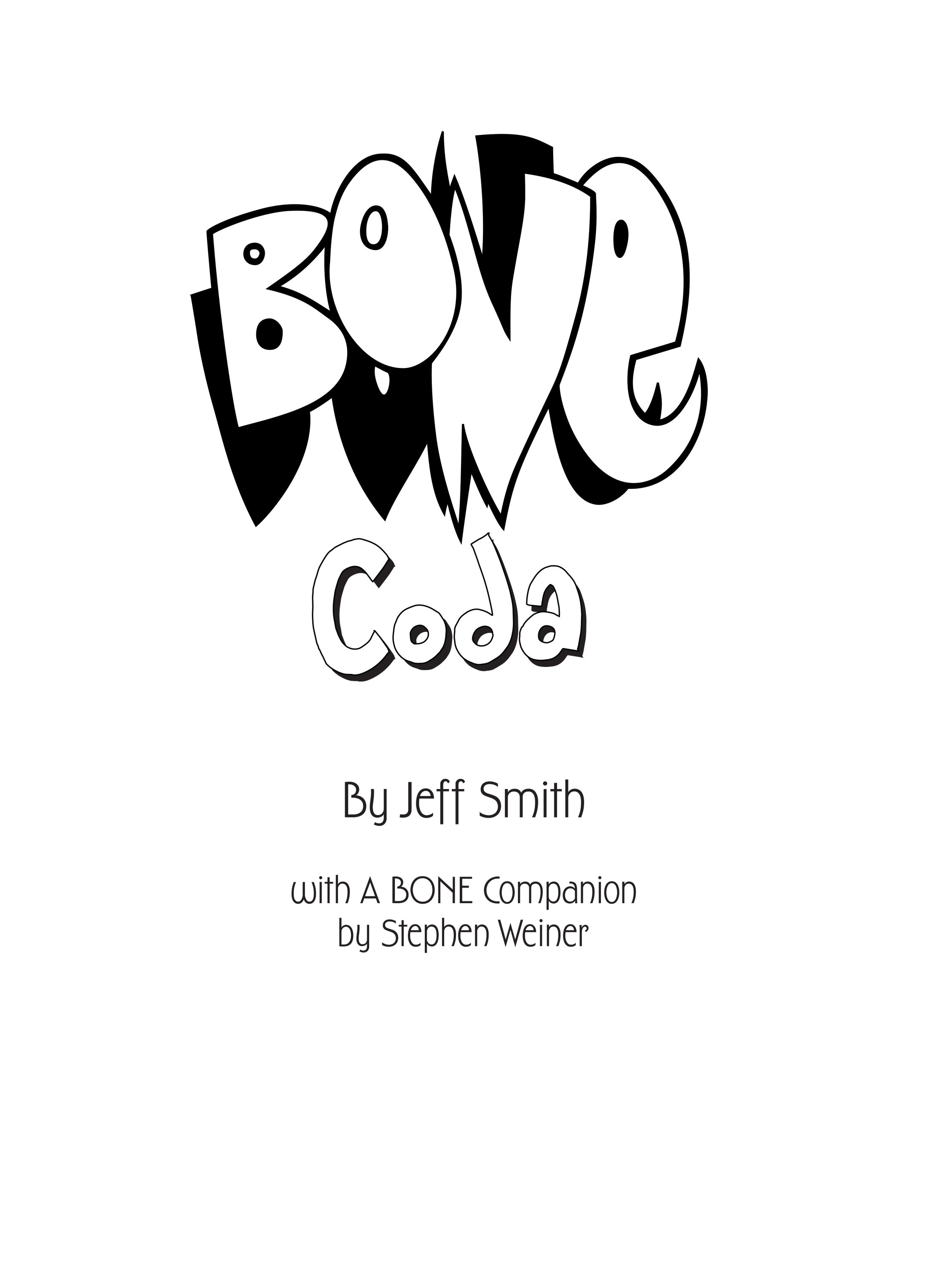 Read online Bone: Coda 25th Anniversary comic -  Issue # Full - 4