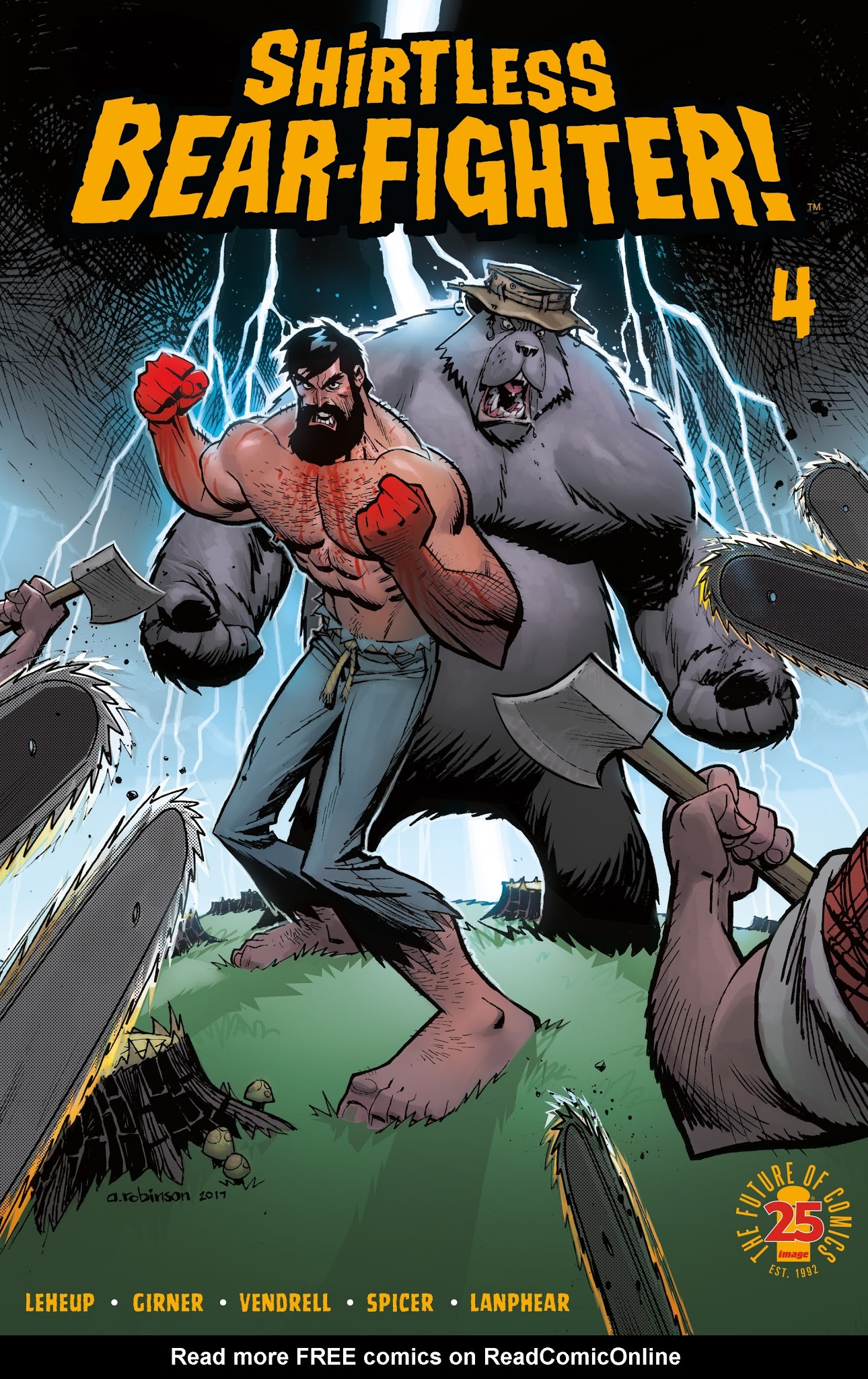 Read online Shirtless Bear-Fighter! comic -  Issue #4 - 1