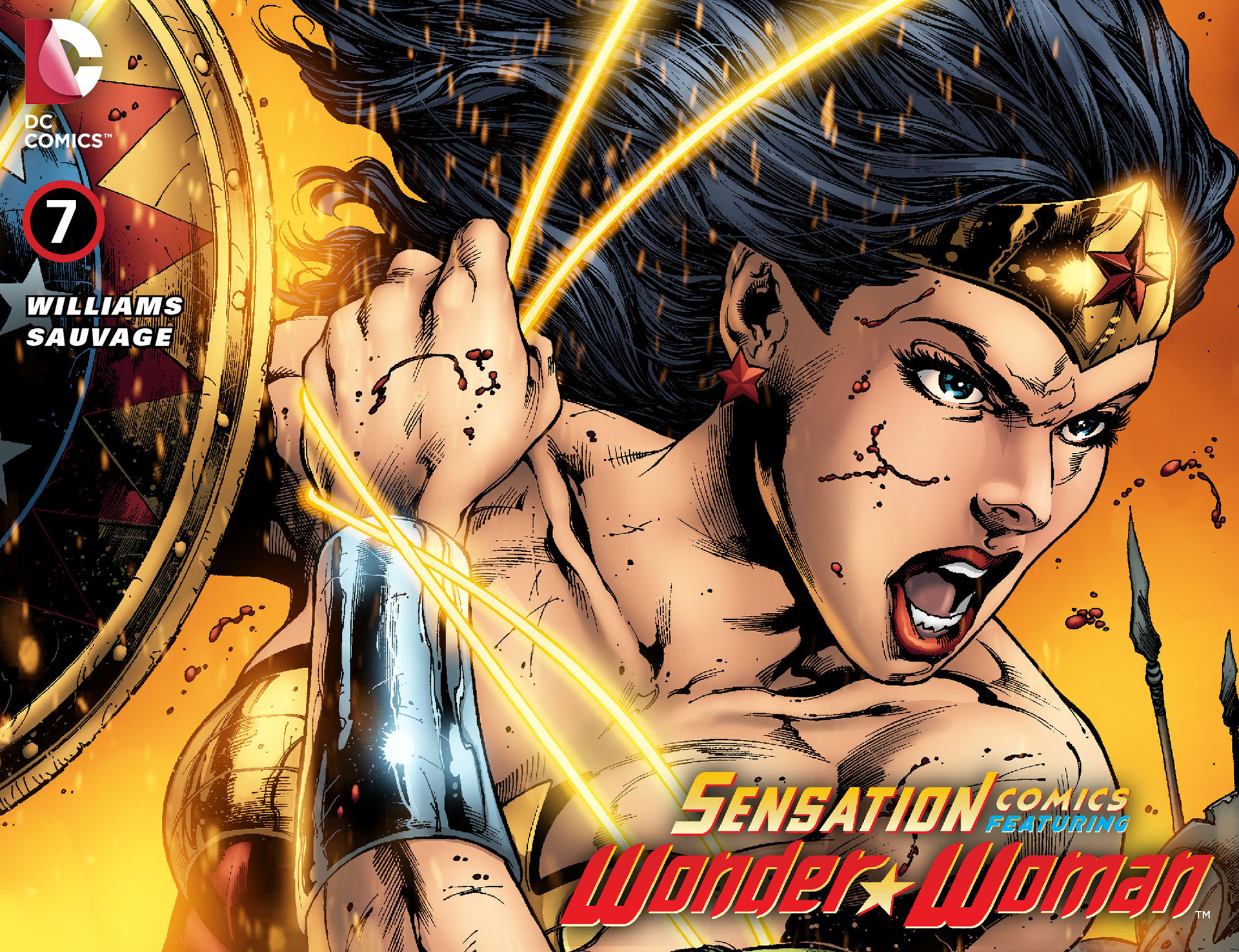 Read online Sensation Comics Featuring Wonder Woman comic -  Issue #7 - 1