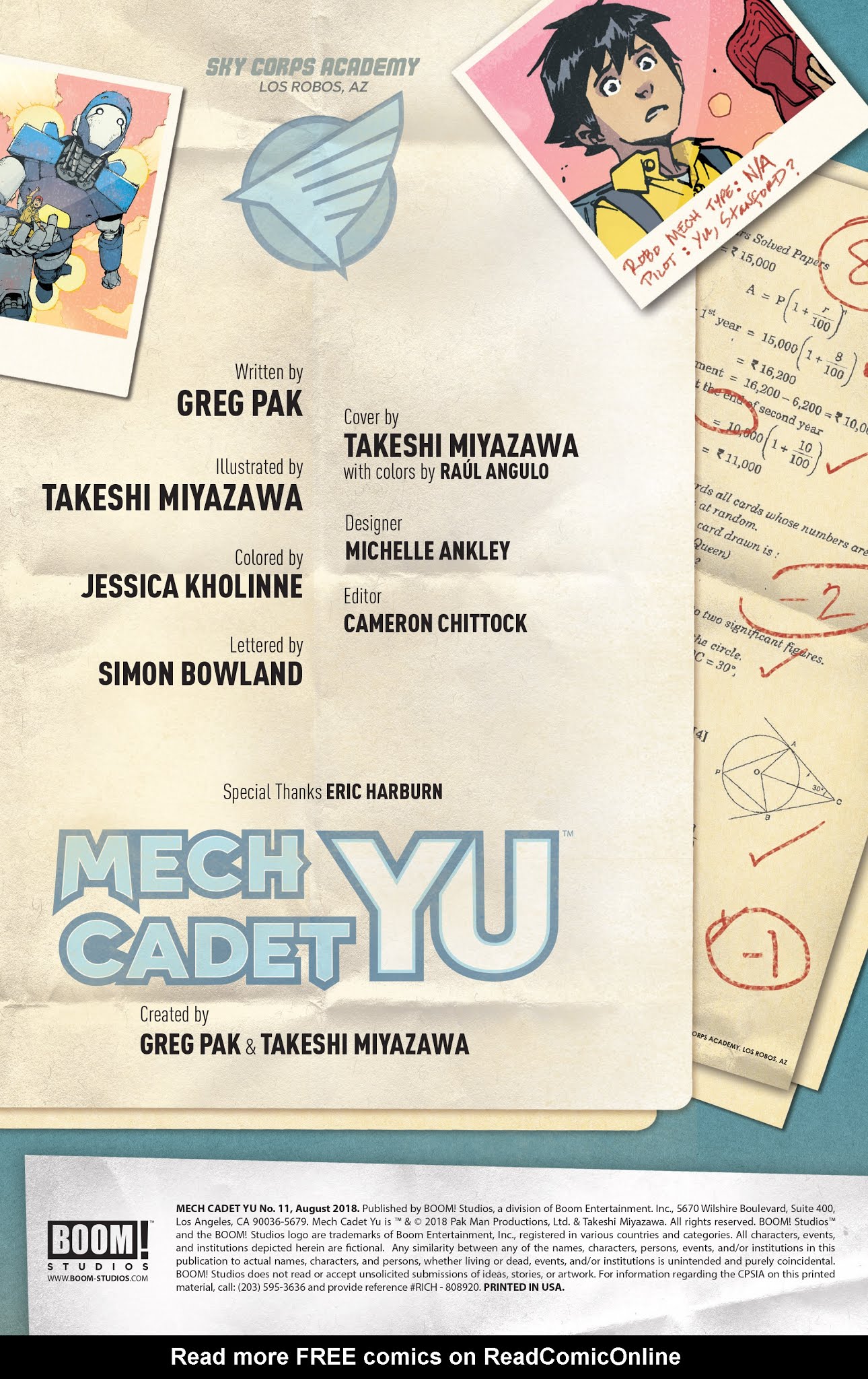 Read online Mech Cadet Yu comic -  Issue #11 - 2