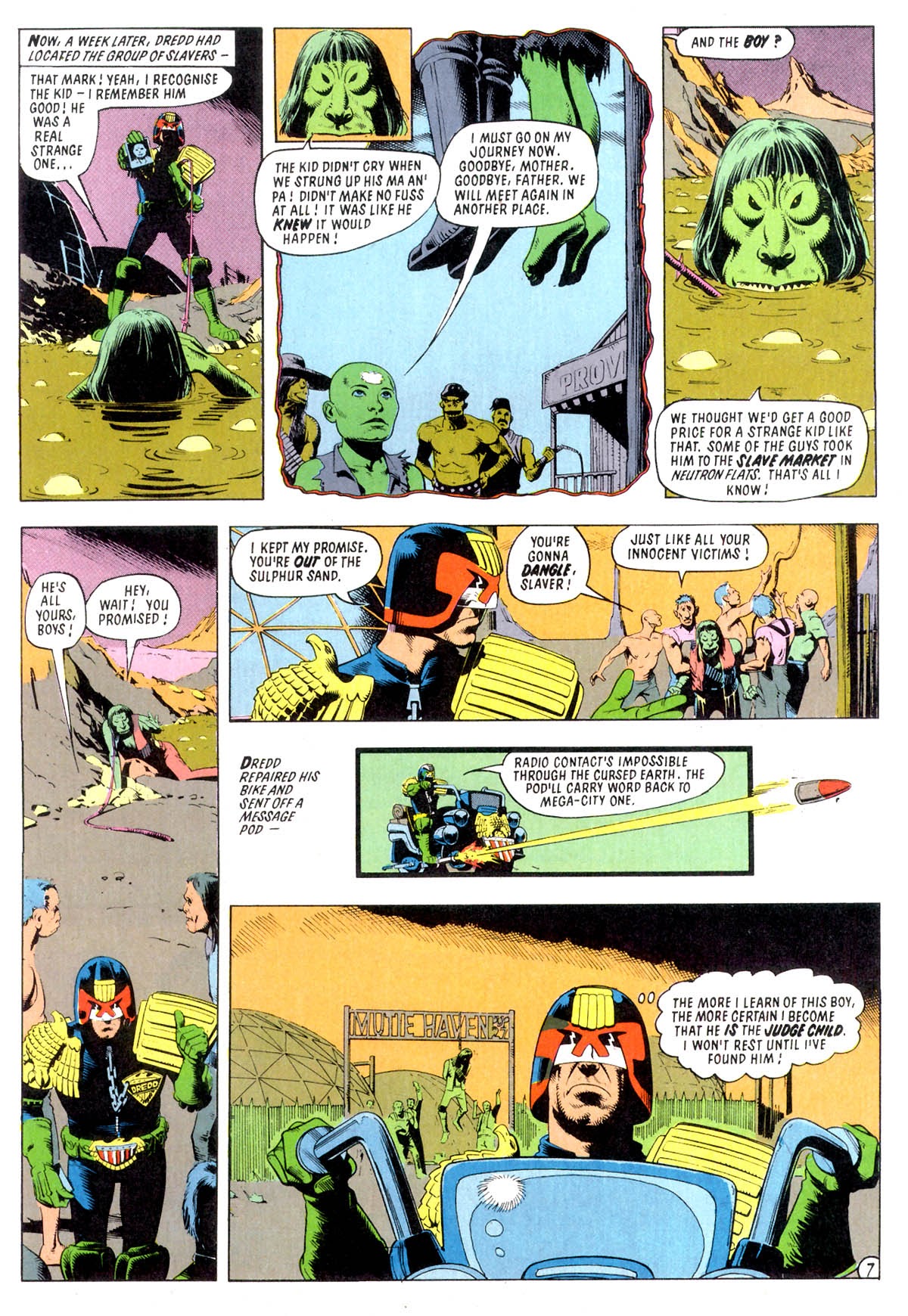 Read online Judge Dredd: The Judge Child Quest comic -  Issue #1 - 10