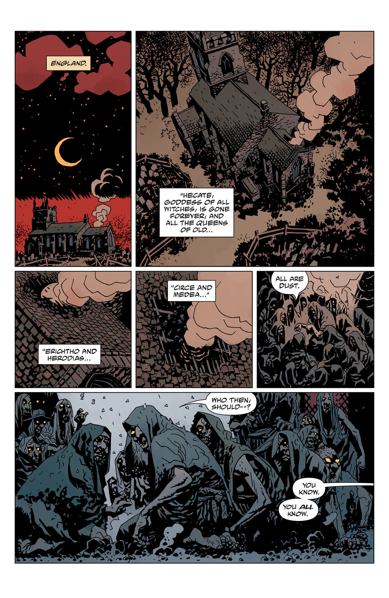 Read online Hellboy: Darkness Calls comic -  Issue # TPB - 62