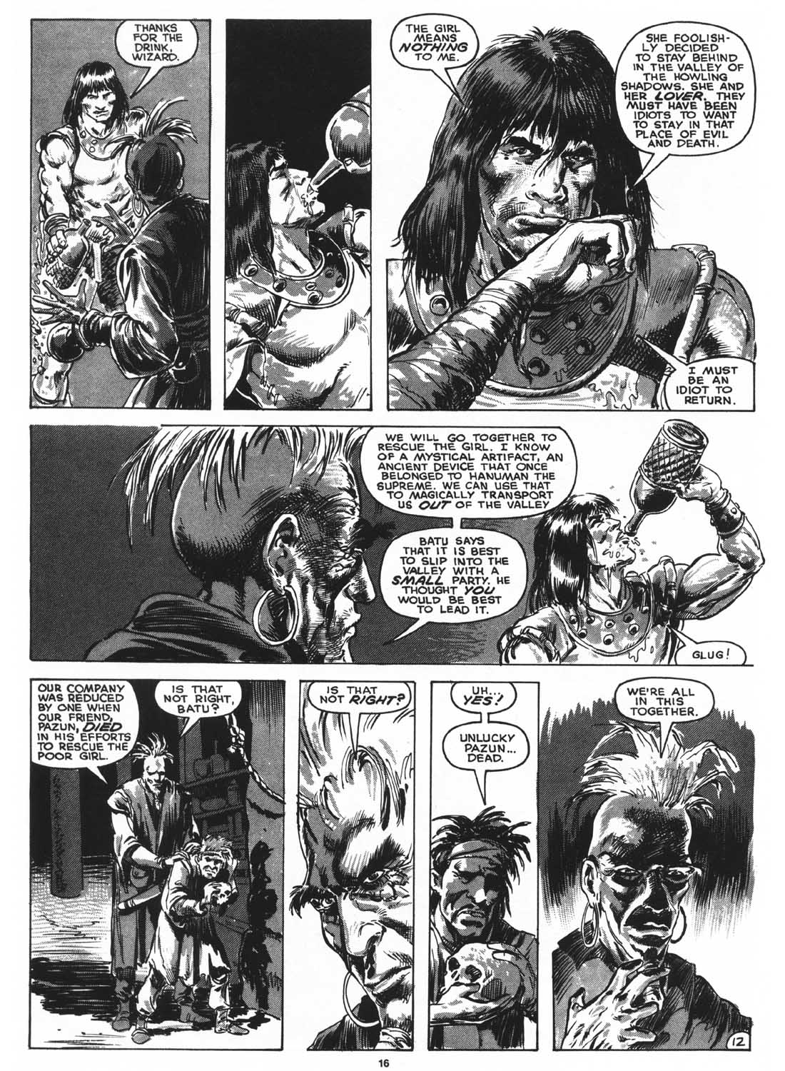 Read online The Savage Sword Of Conan comic -  Issue #161 - 18