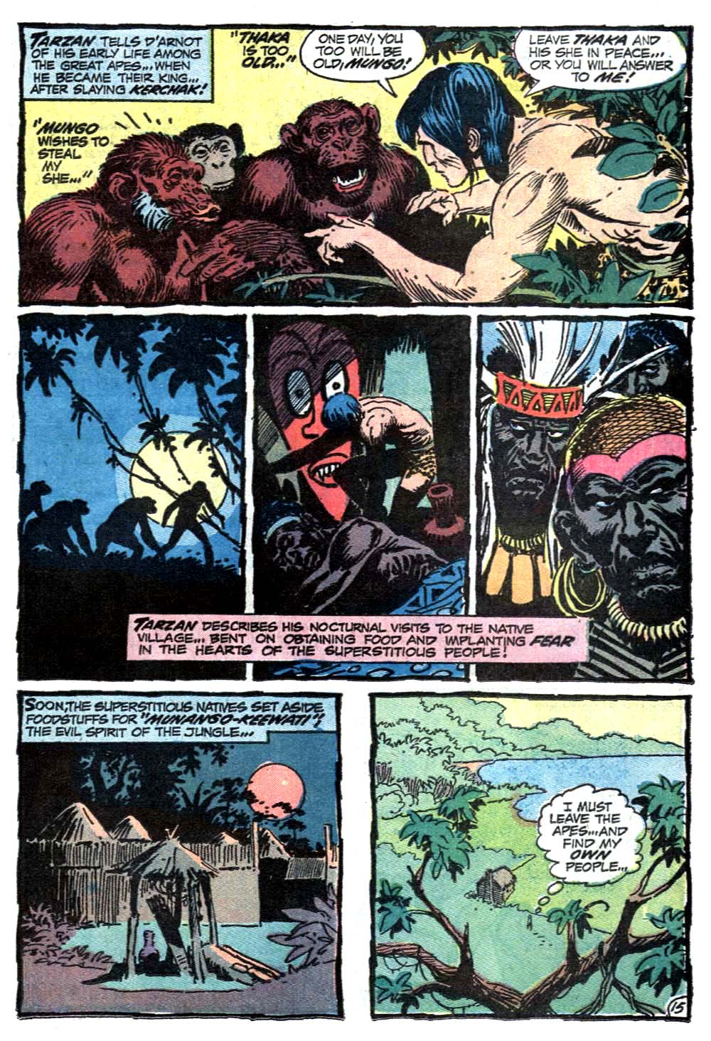 Read online Tarzan (1972) comic -  Issue #210 - 16