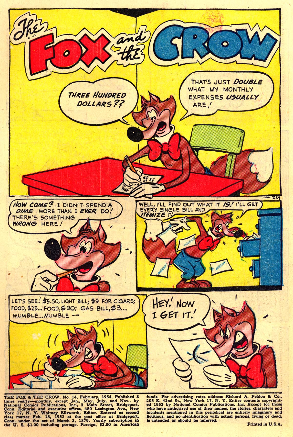 Read online The Fox and the Crow comic -  Issue #14 - 3