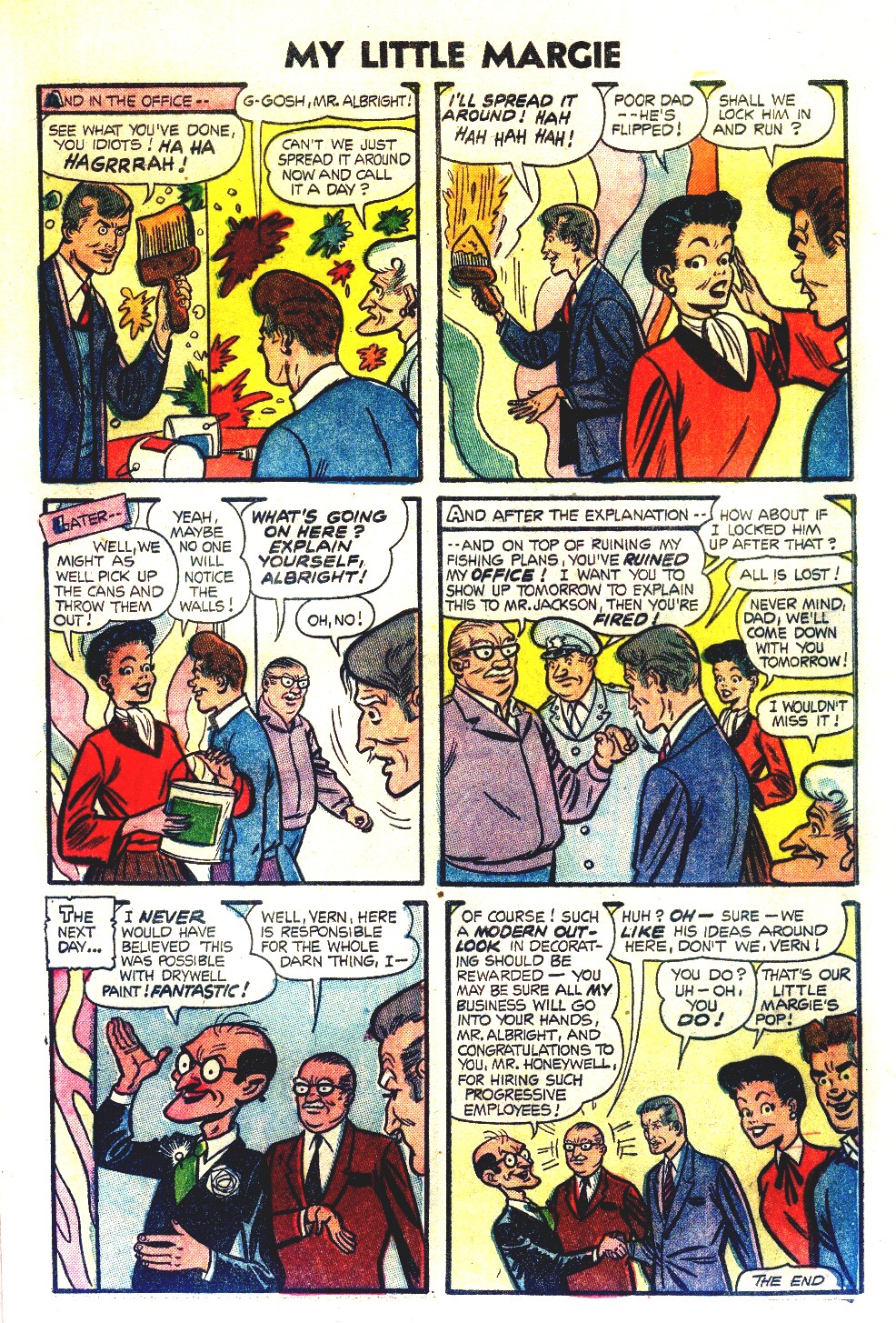 Read online My Little Margie (1954) comic -  Issue #8 - 9