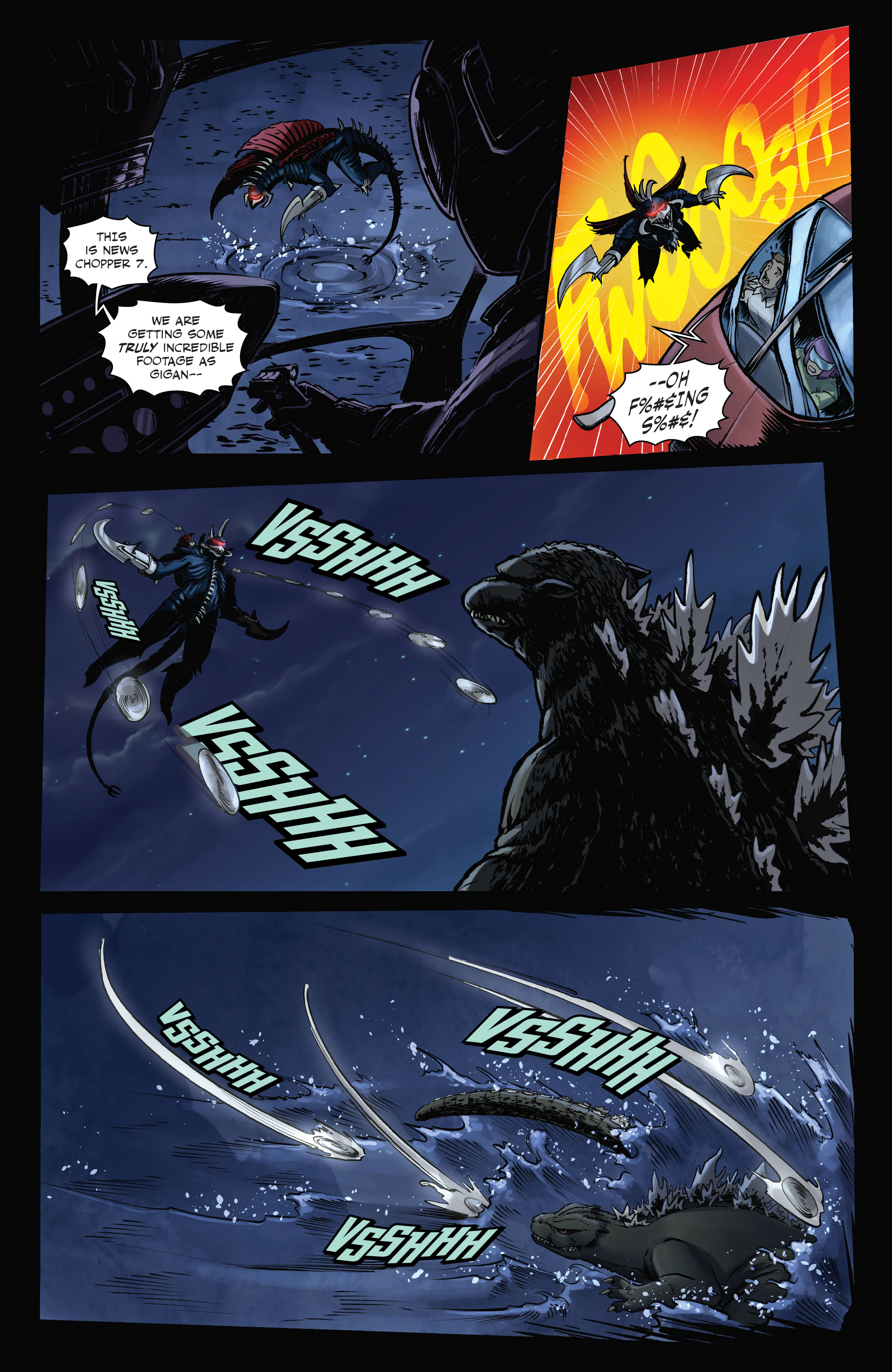 Read online Godzilla Rivals: Vs. Gigan comic -  Issue # Full - 10