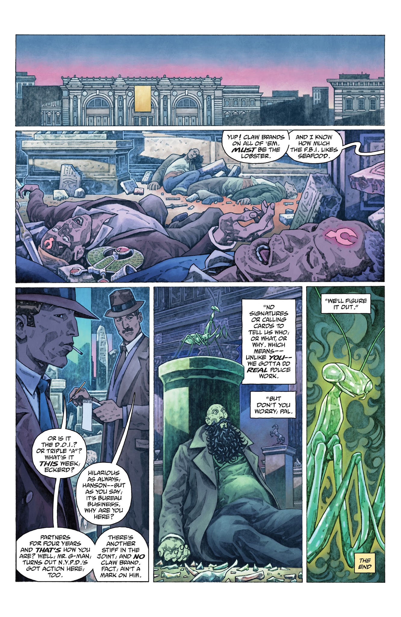 Read online Lobster Johnson: The Glass Mantis comic -  Issue # Full - 24
