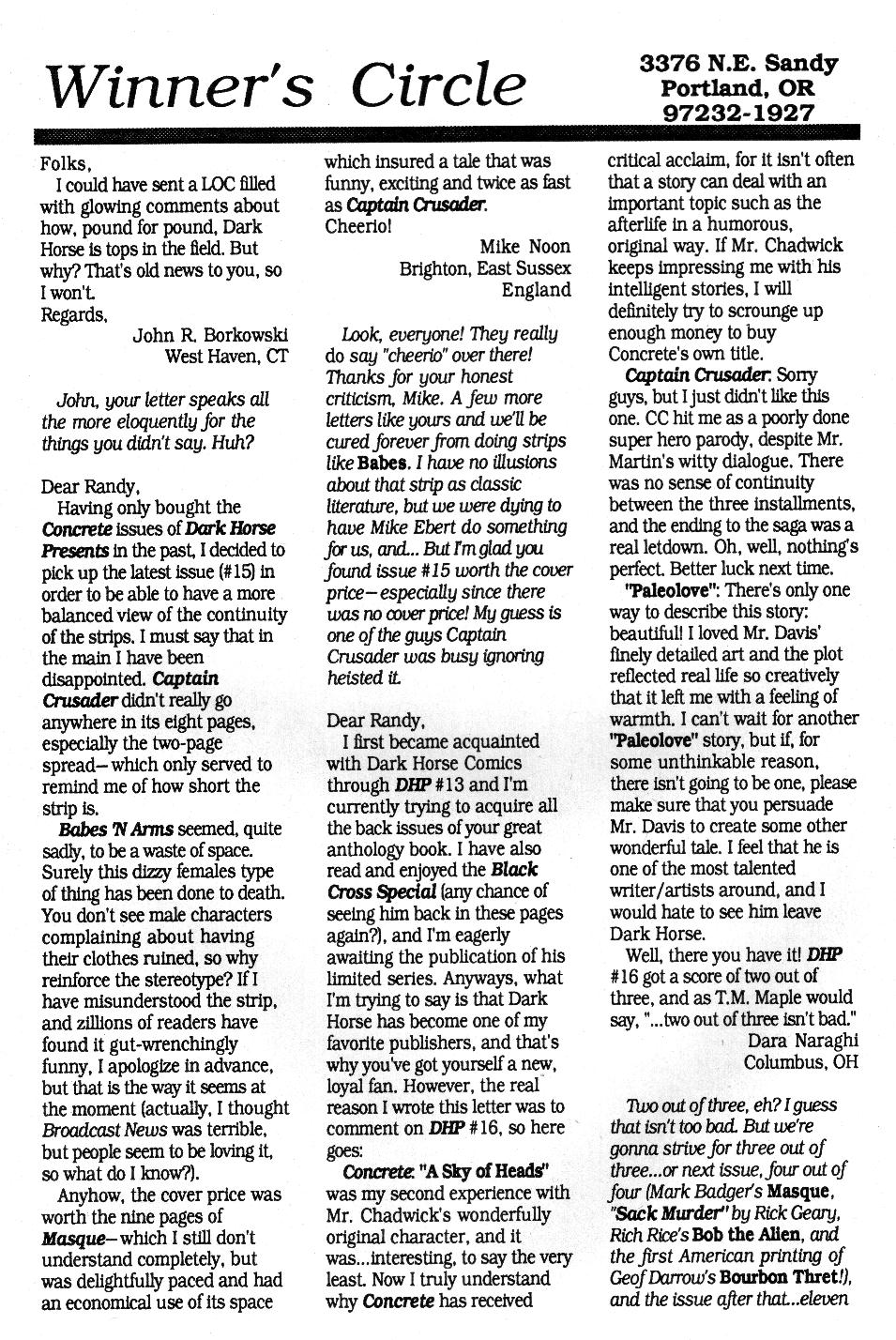 Read online Dark Horse Presents (1986) comic -  Issue #18 - 28