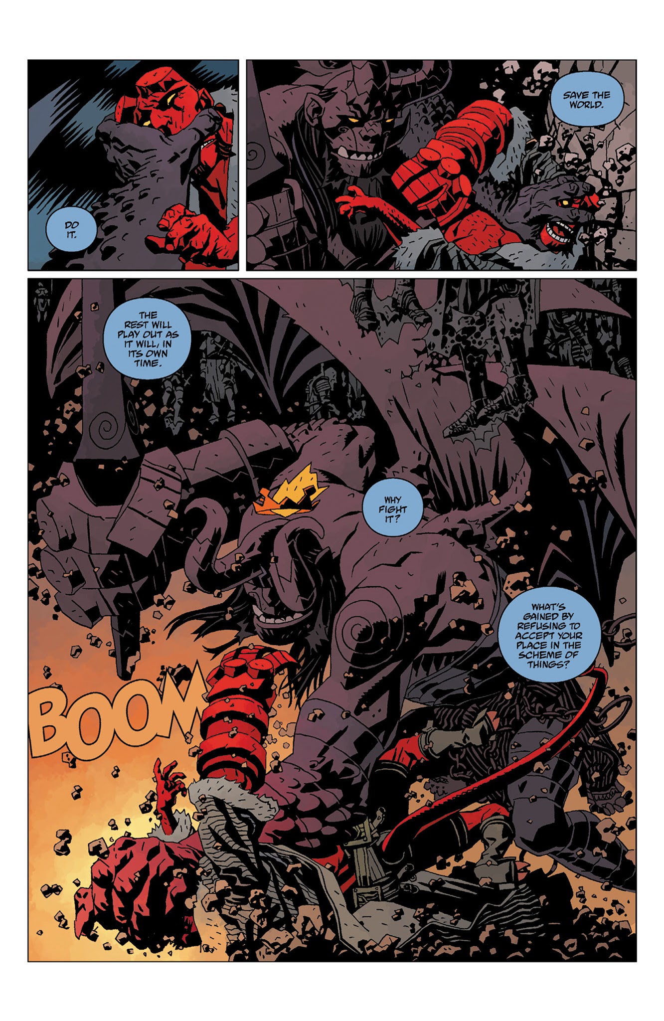 Read online Hellboy: The Wild Hunt comic -  Issue # TPB - 151