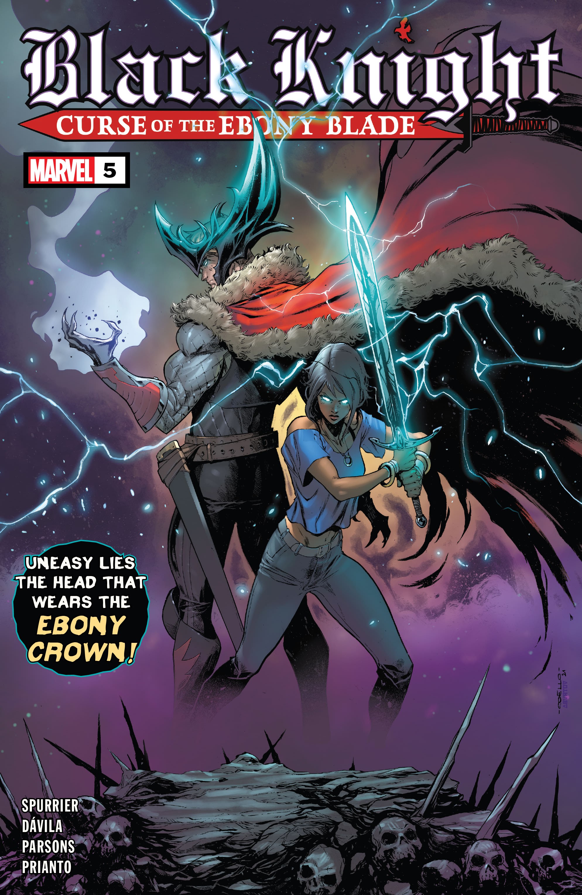 Read online Black Knight: Curse Of The Ebony Blade comic -  Issue #5 - 1