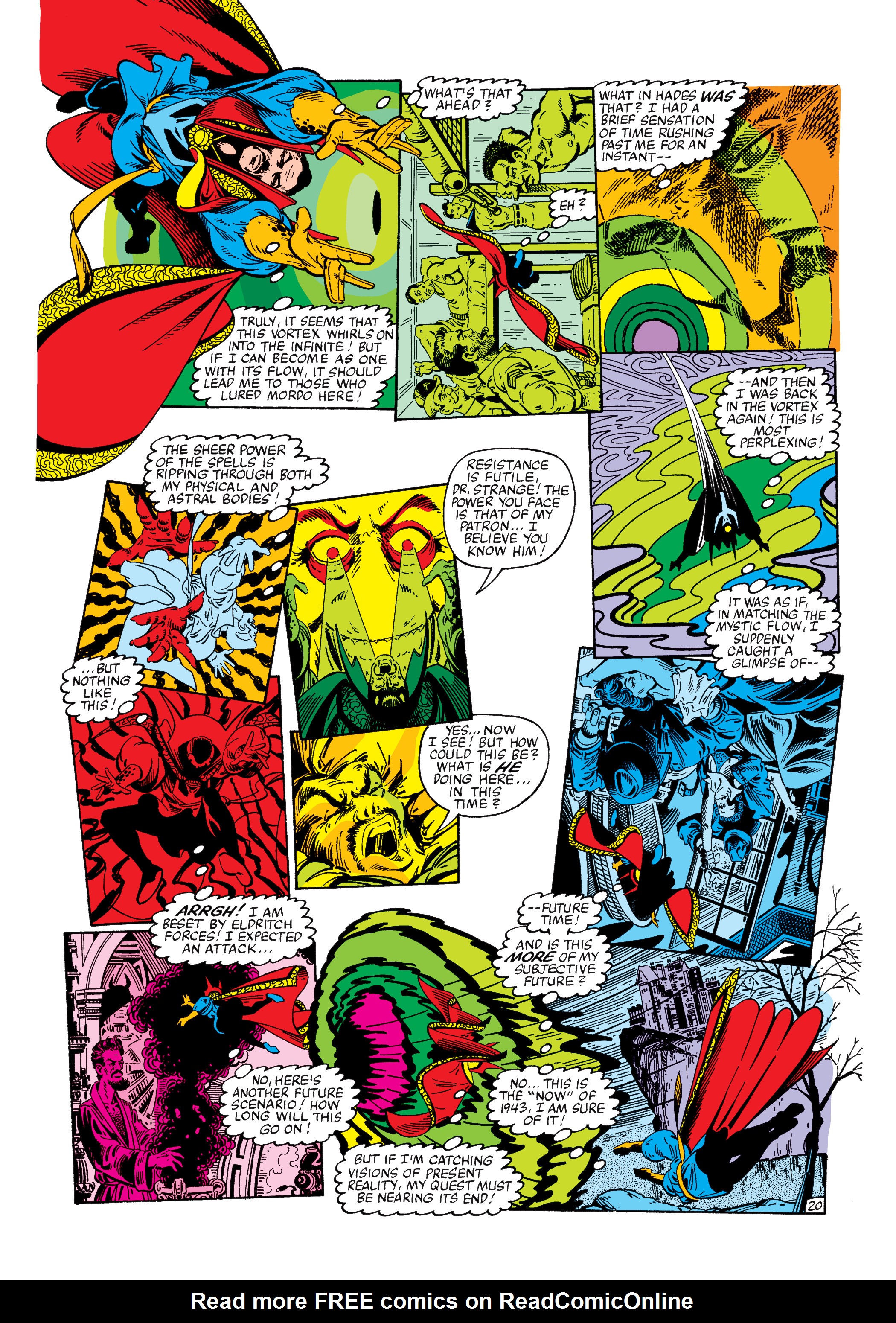 Read online Marvel Masterworks: Doctor Strange comic -  Issue # TPB 9 (Part 1) - 99