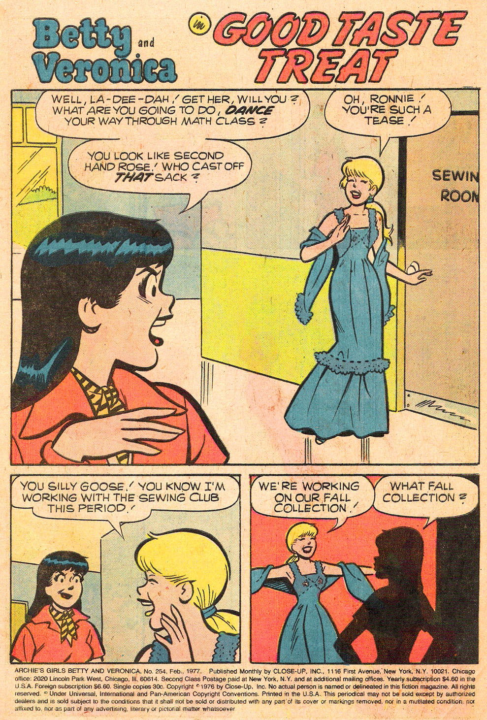 Read online Archie's Girls Betty and Veronica comic -  Issue #254 - 3