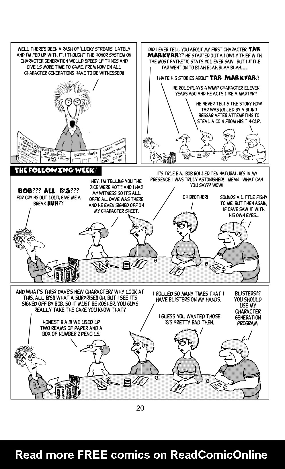 Read online Knights of the Dinner Table comic -  Issue #5 - 22
