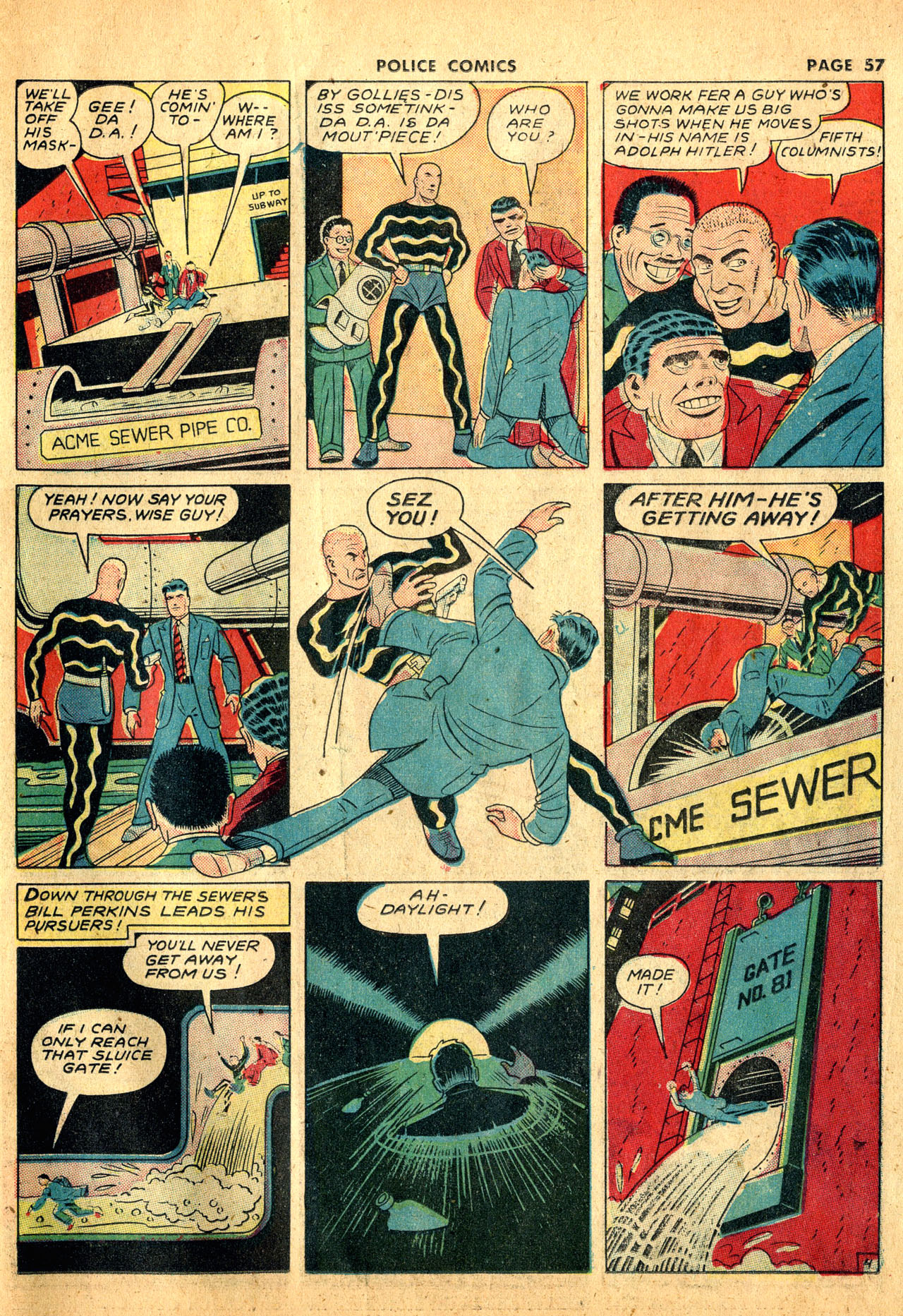 Read online Police Comics comic -  Issue #12 - 60