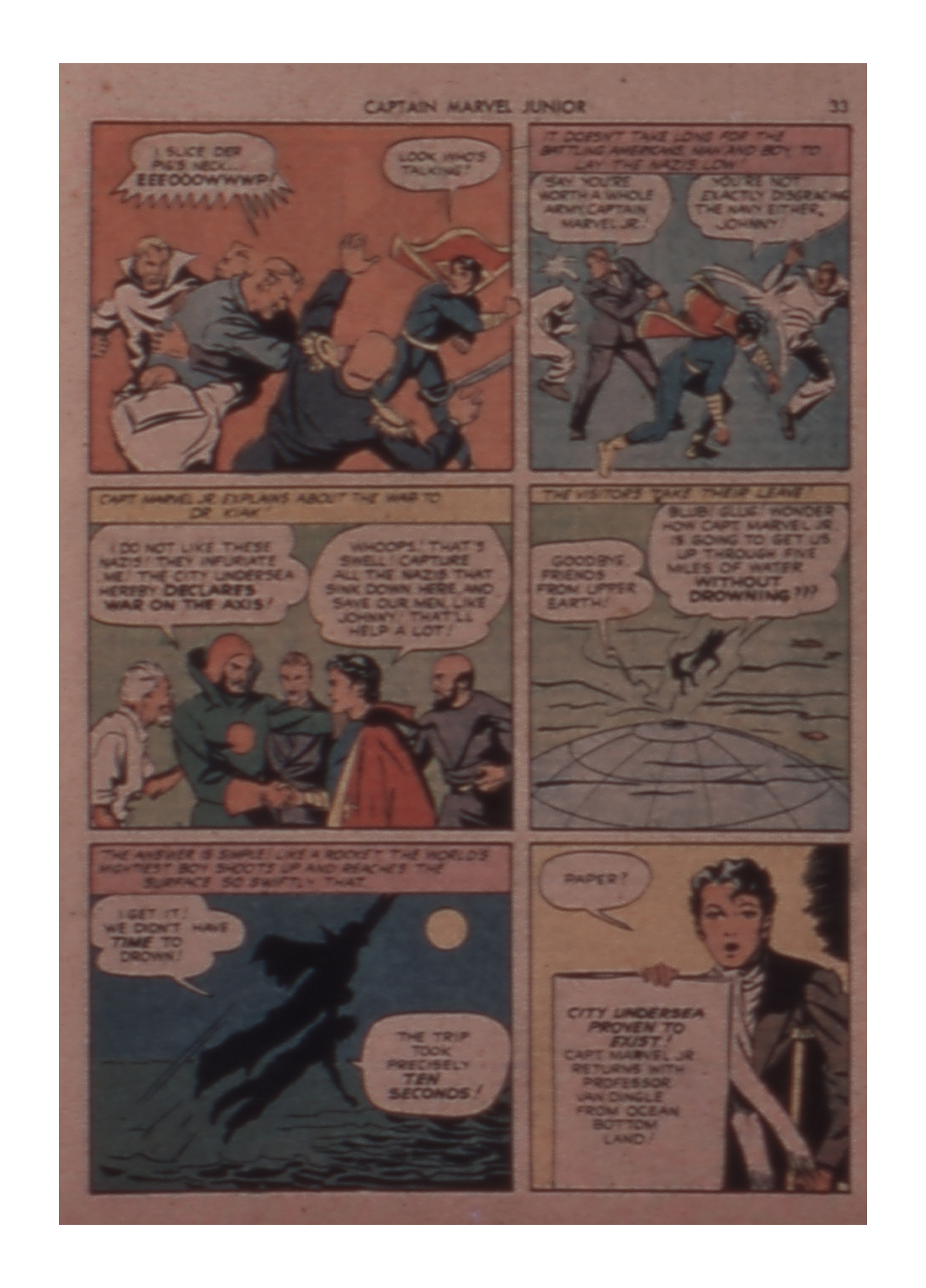 Read online Captain Marvel, Jr. comic -  Issue #7 - 33