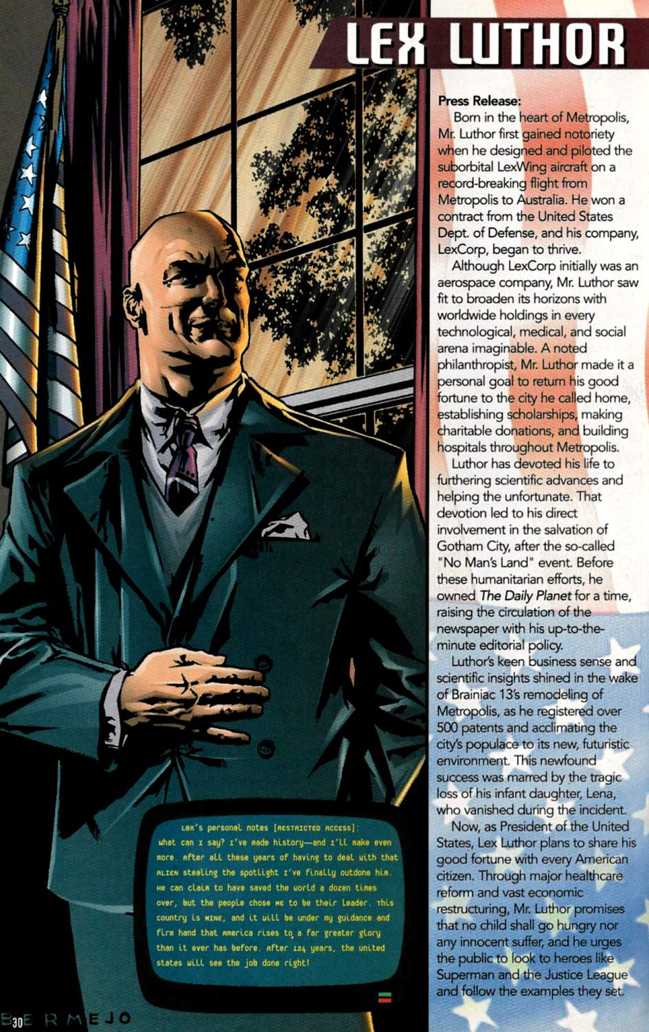Read online Secret Files President Luthor comic -  Issue # Full - 24