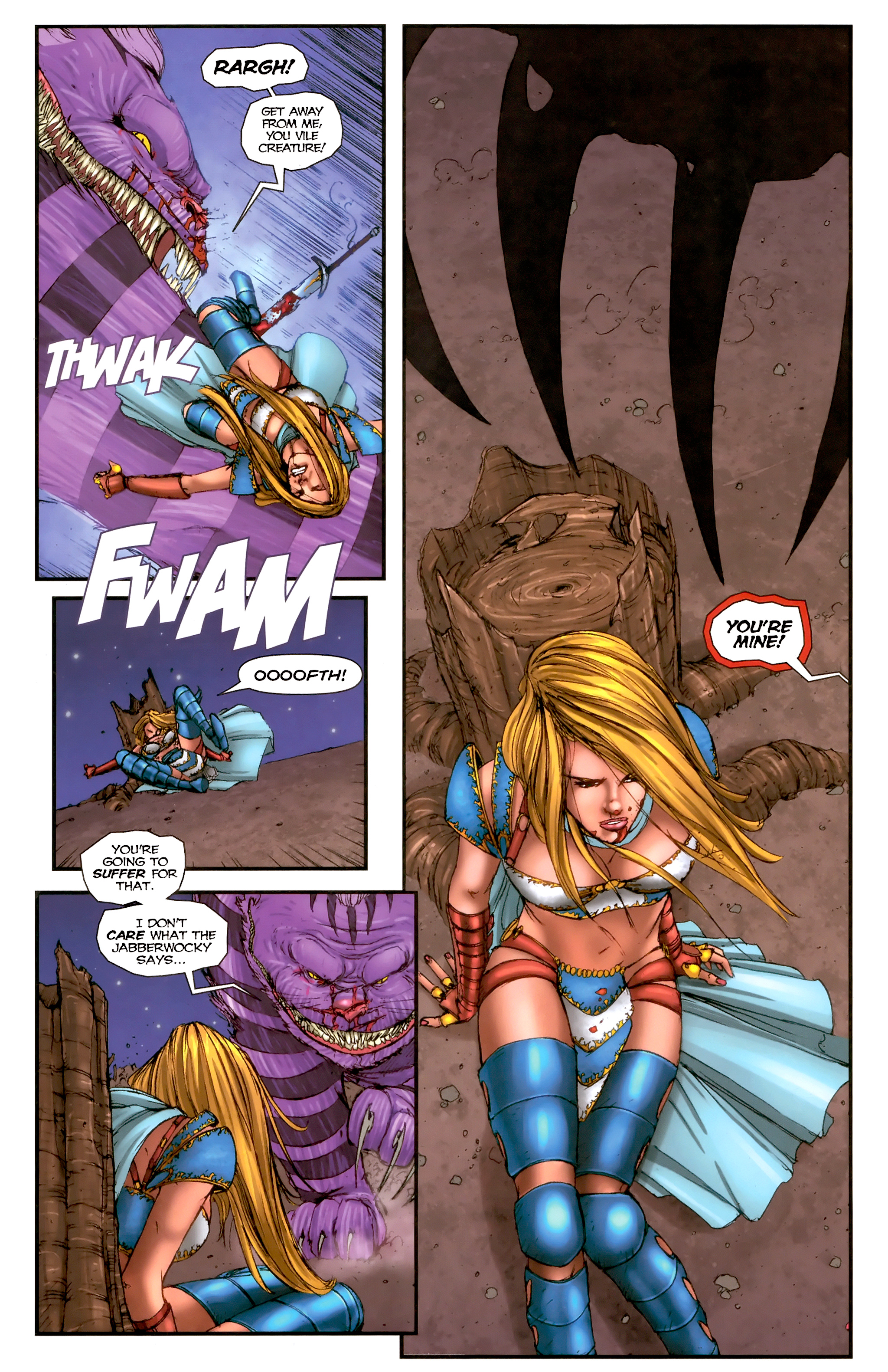 Read online Grimm Fairy Tales presents Alice in Wonderland comic -  Issue #6 - 13