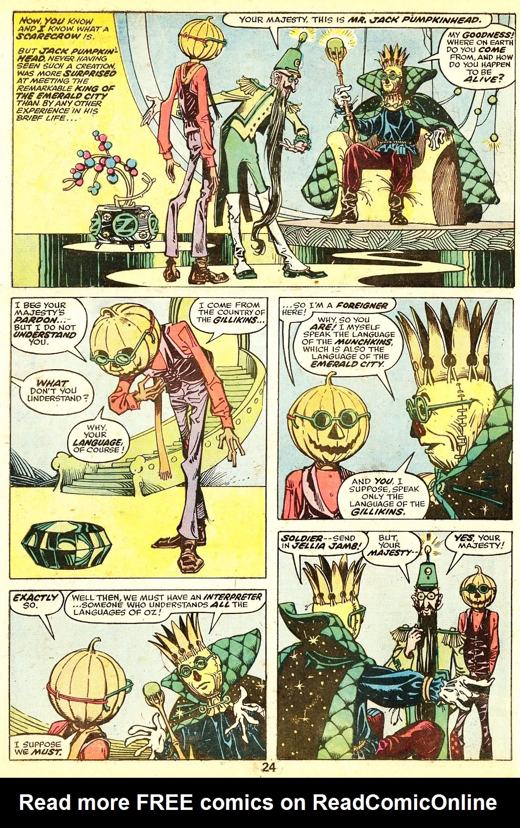 Read online Marvel Treasury of Oz featuring the Marvelous Land of Oz comic -  Issue # Full - 23