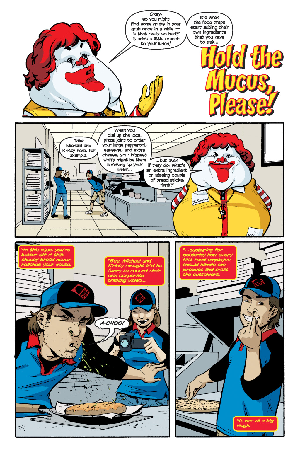 Read online Supersized: Strange Tales from a Fast-Food Culture comic -  Issue # TPB - 24