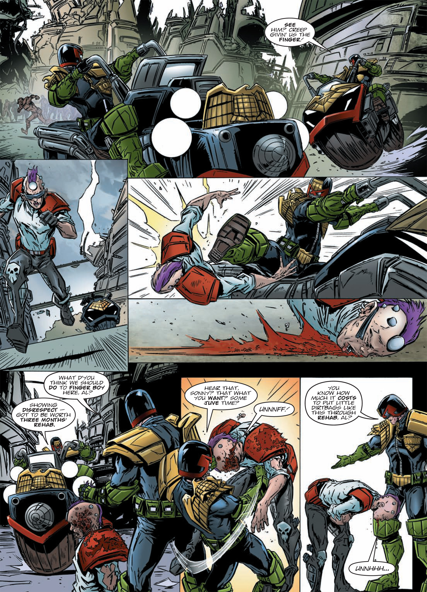 Read online Judge Dredd: Day of Chaos: Fallout comic -  Issue # TPB (Part 3) - 12