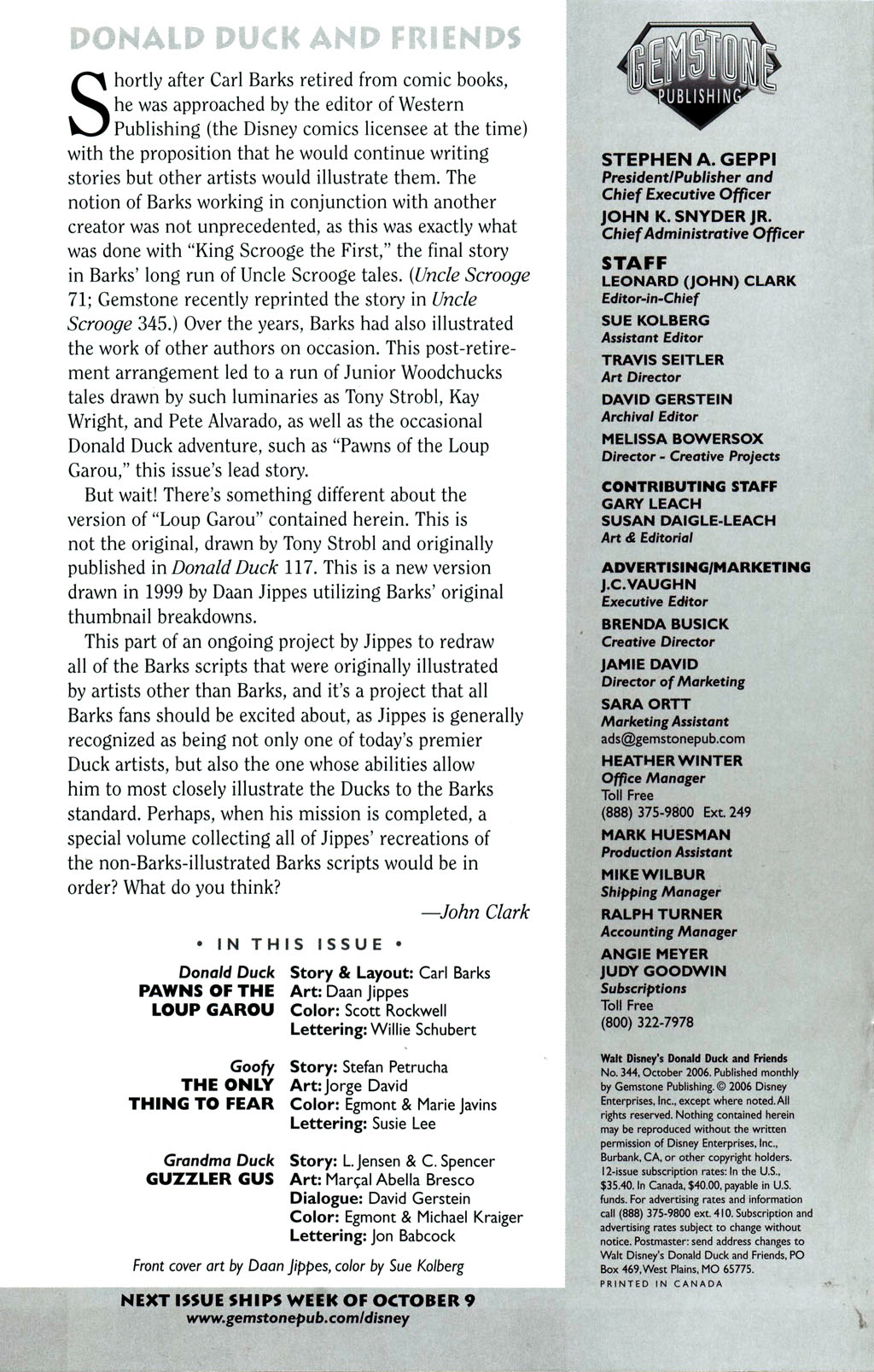 Read online Walt Disney's Donald Duck and Friends comic -  Issue #344 - 2