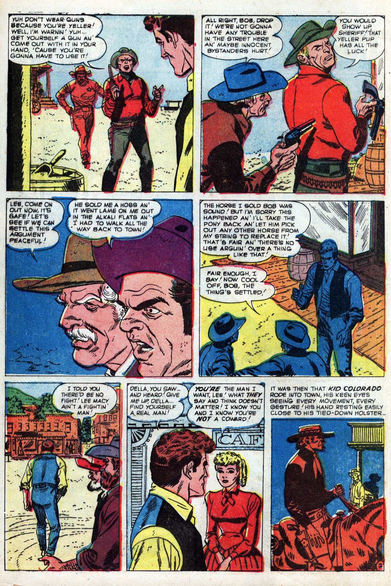 Read online Six-Gun Western comic -  Issue #4 - 4