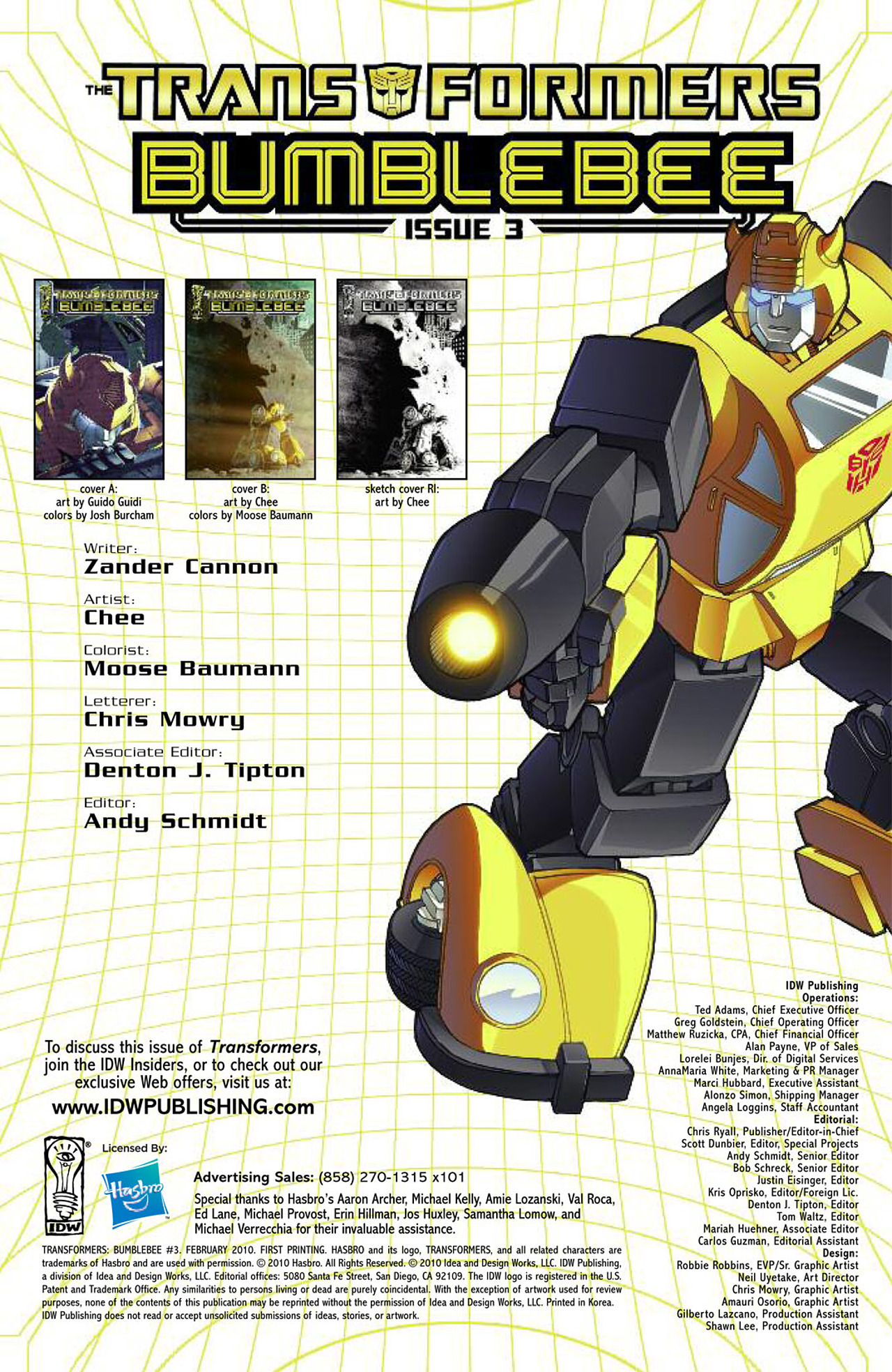 Read online The Transformers: Bumblebee comic -  Issue #3 - 2