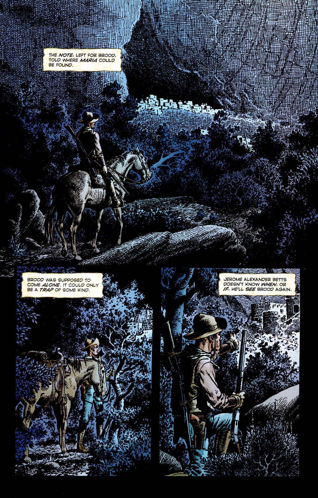 Read online Desperadoes: Quiet Of The Grave comic -  Issue #4 - 20