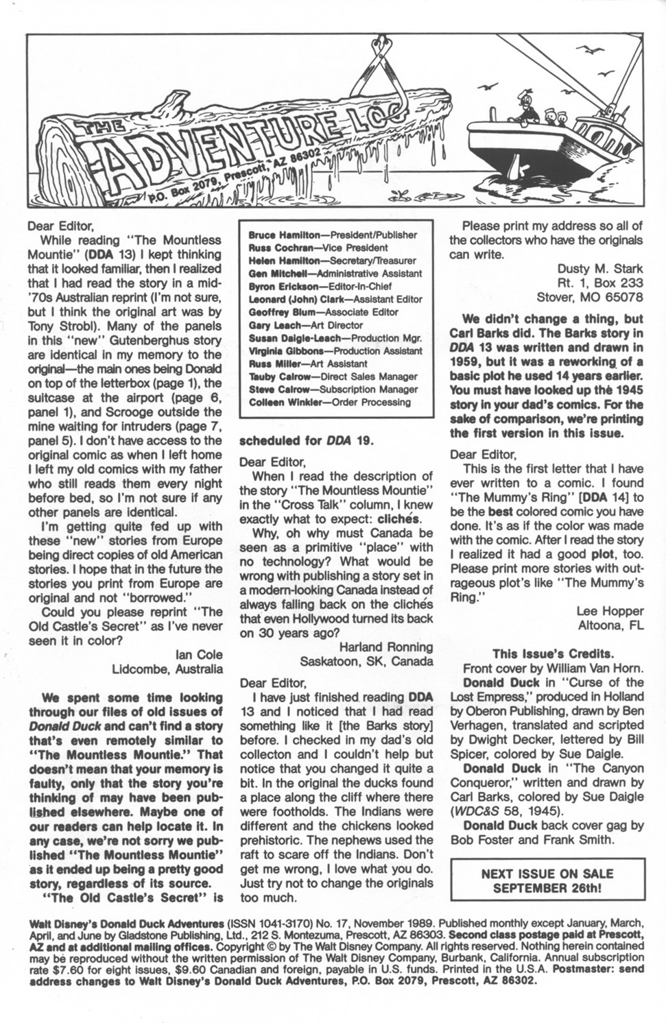 Read online Walt Disney's Donald Duck Adventures (1987) comic -  Issue #17 - 2