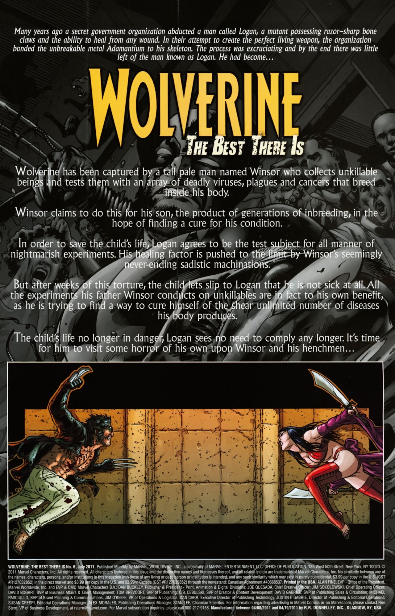 Read online Wolverine: The Best There Is comic -  Issue #6 - 2