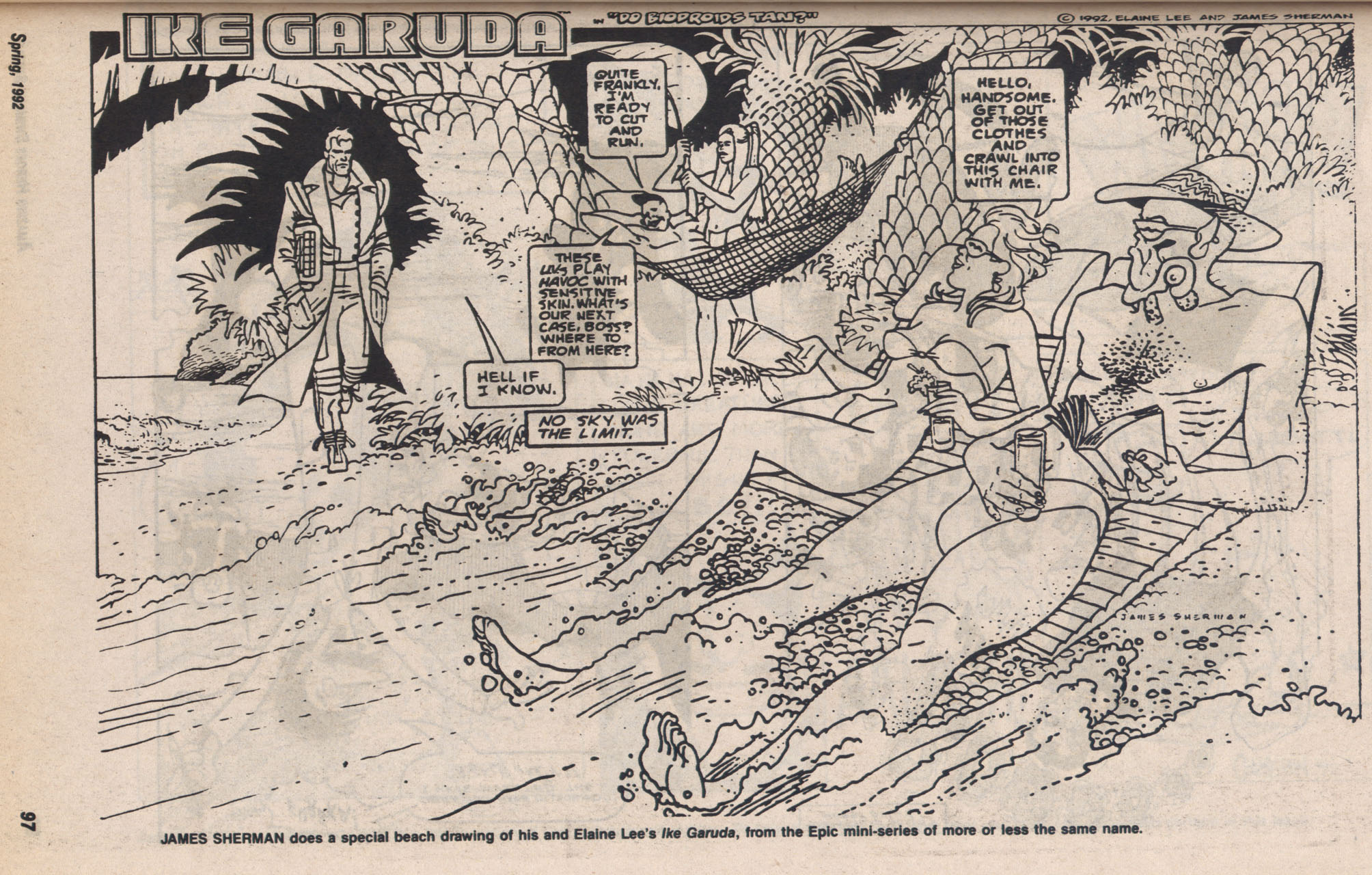 Read online Amazing Heroes Swimsuit Special comic -  Issue # TPB 3 - 96