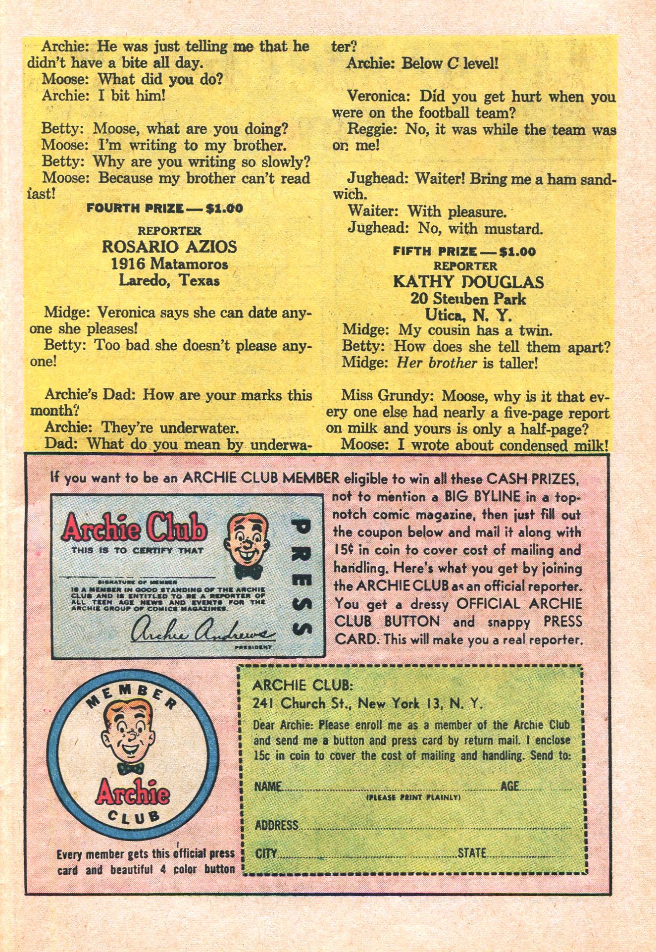 Read online Archie's Joke Book Magazine comic -  Issue #65 - 27