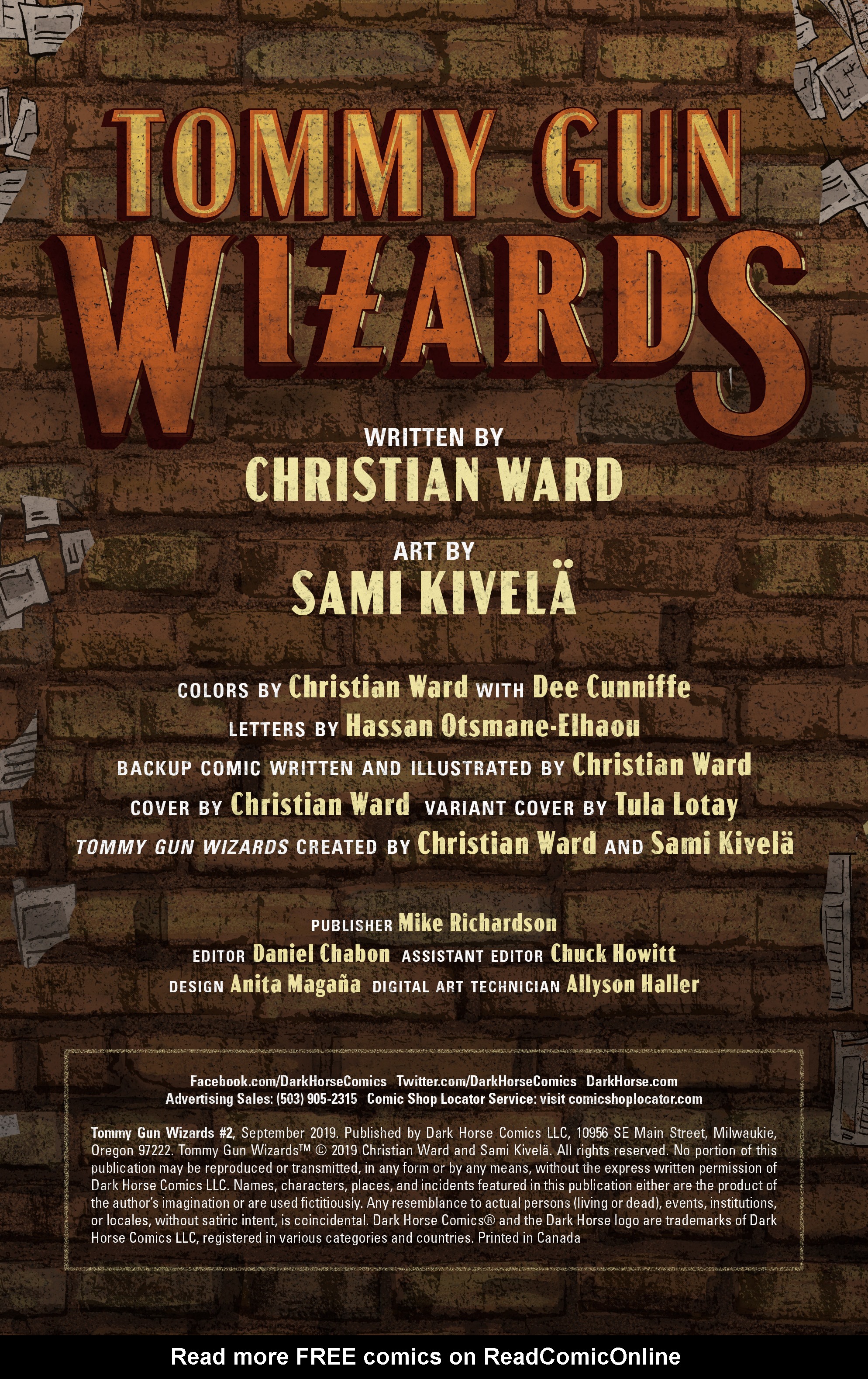 Read online Tommy Gun Wizards comic -  Issue #2 - 2