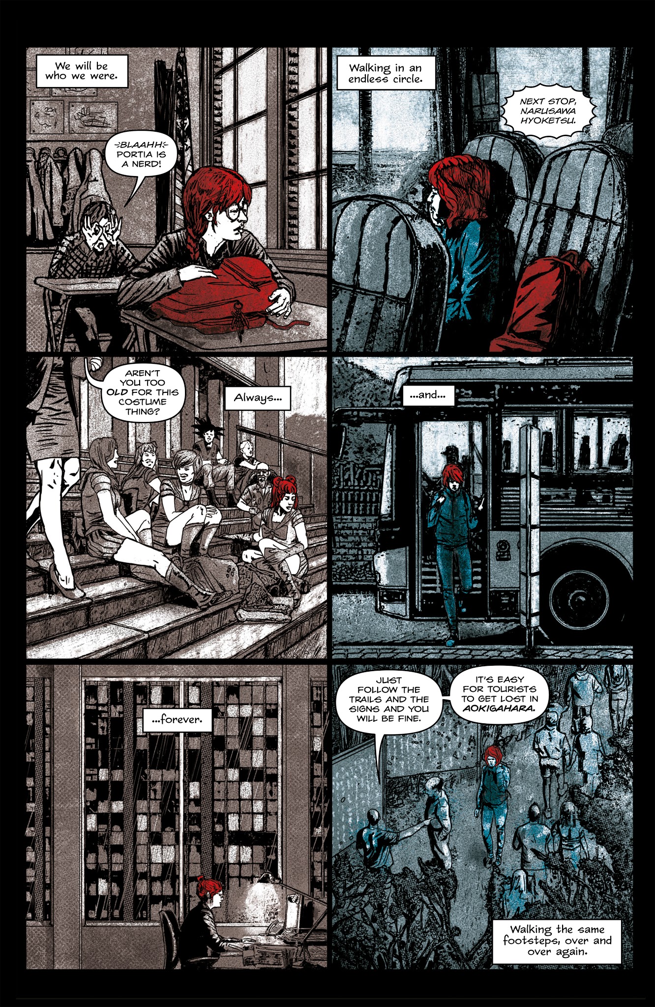 Read online Call of the Suicide Forest comic -  Issue #1 - 4