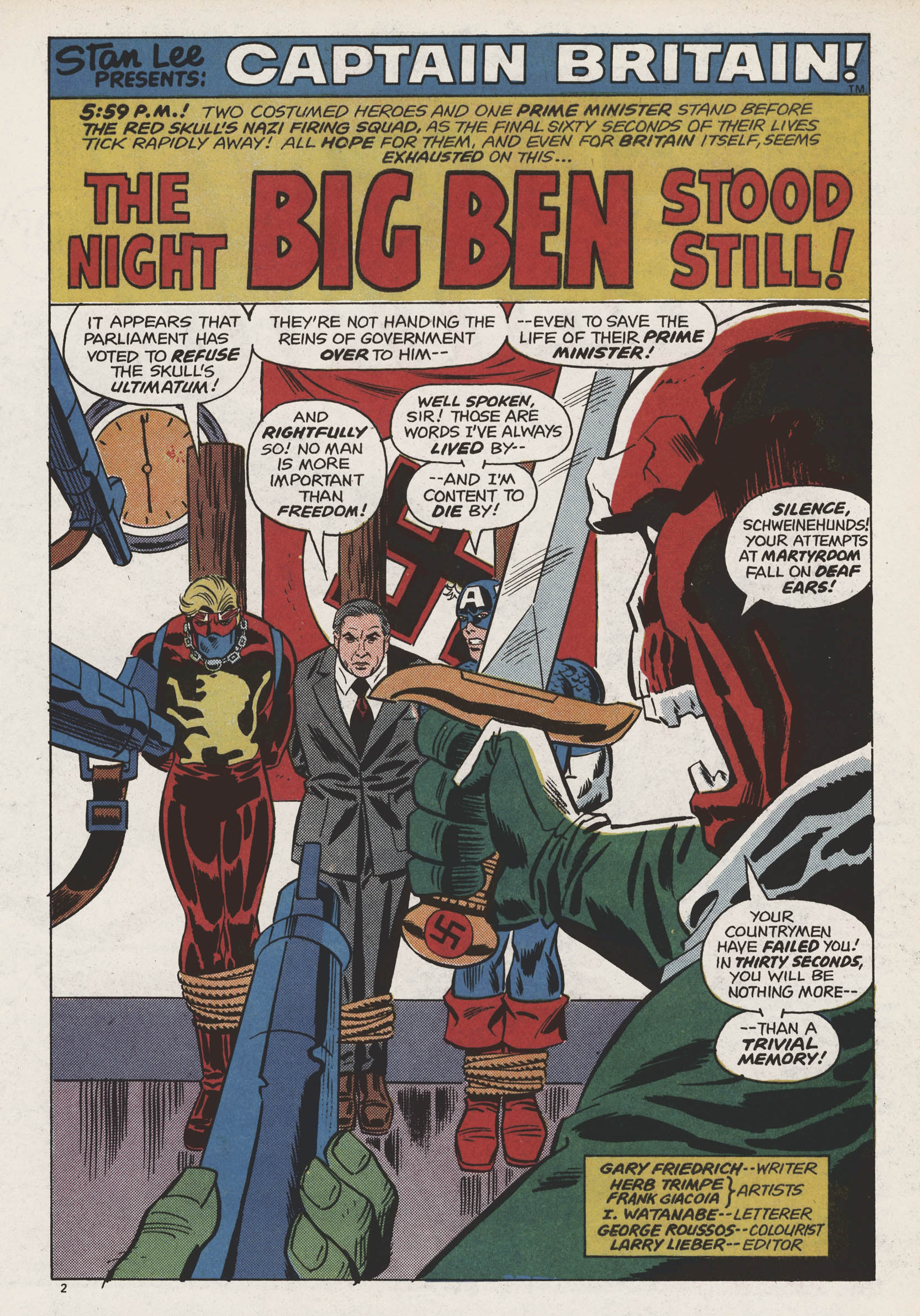 Read online Captain Britain (1976) comic -  Issue #23 - 2