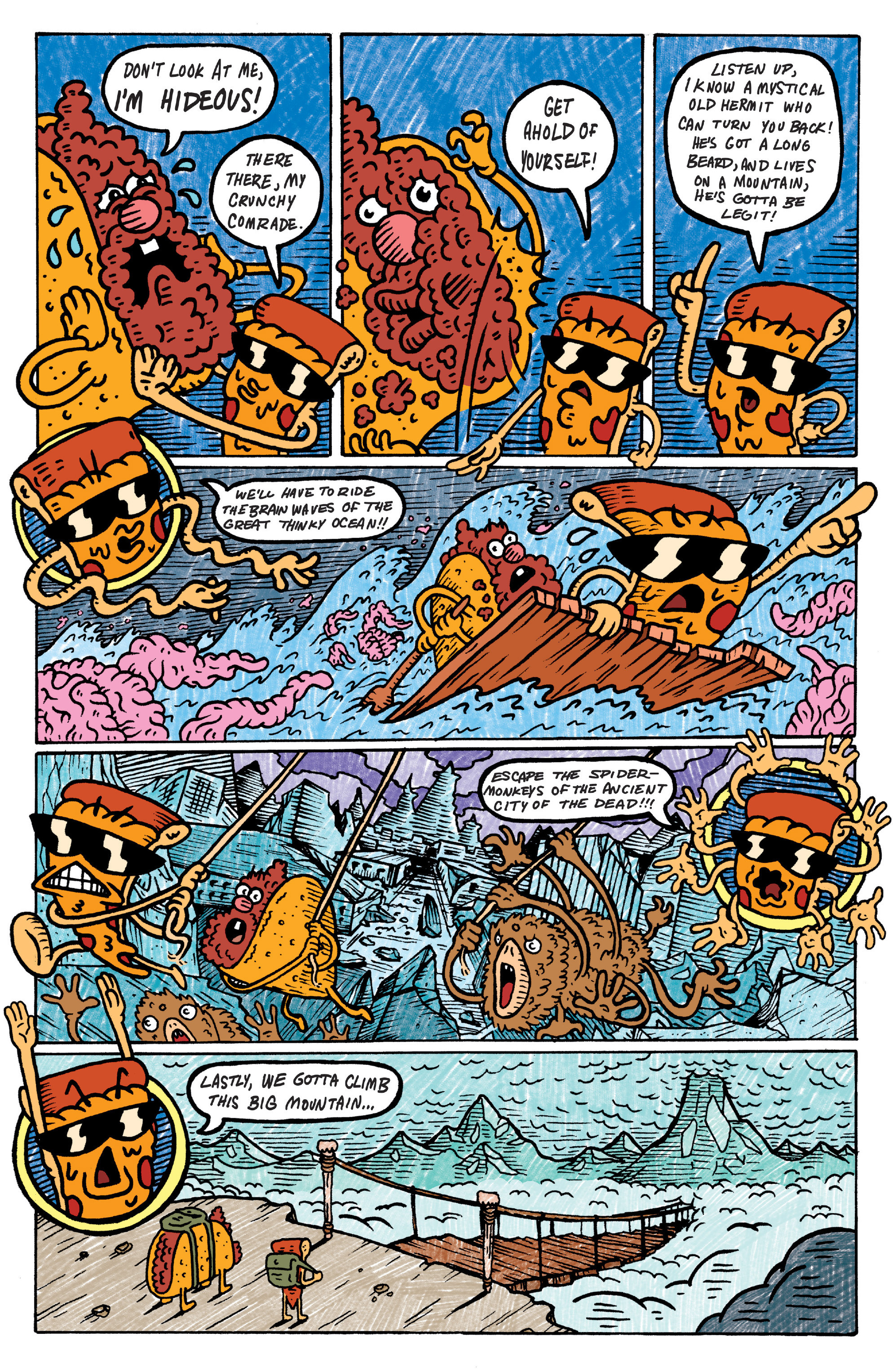 Read online Uncle Grandpa: Pizza Steve Special comic -  Issue # Full - 33