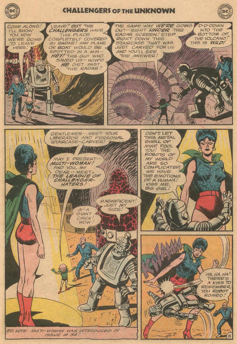 Read online Challengers of the Unknown (1958) comic -  Issue #45 - 7