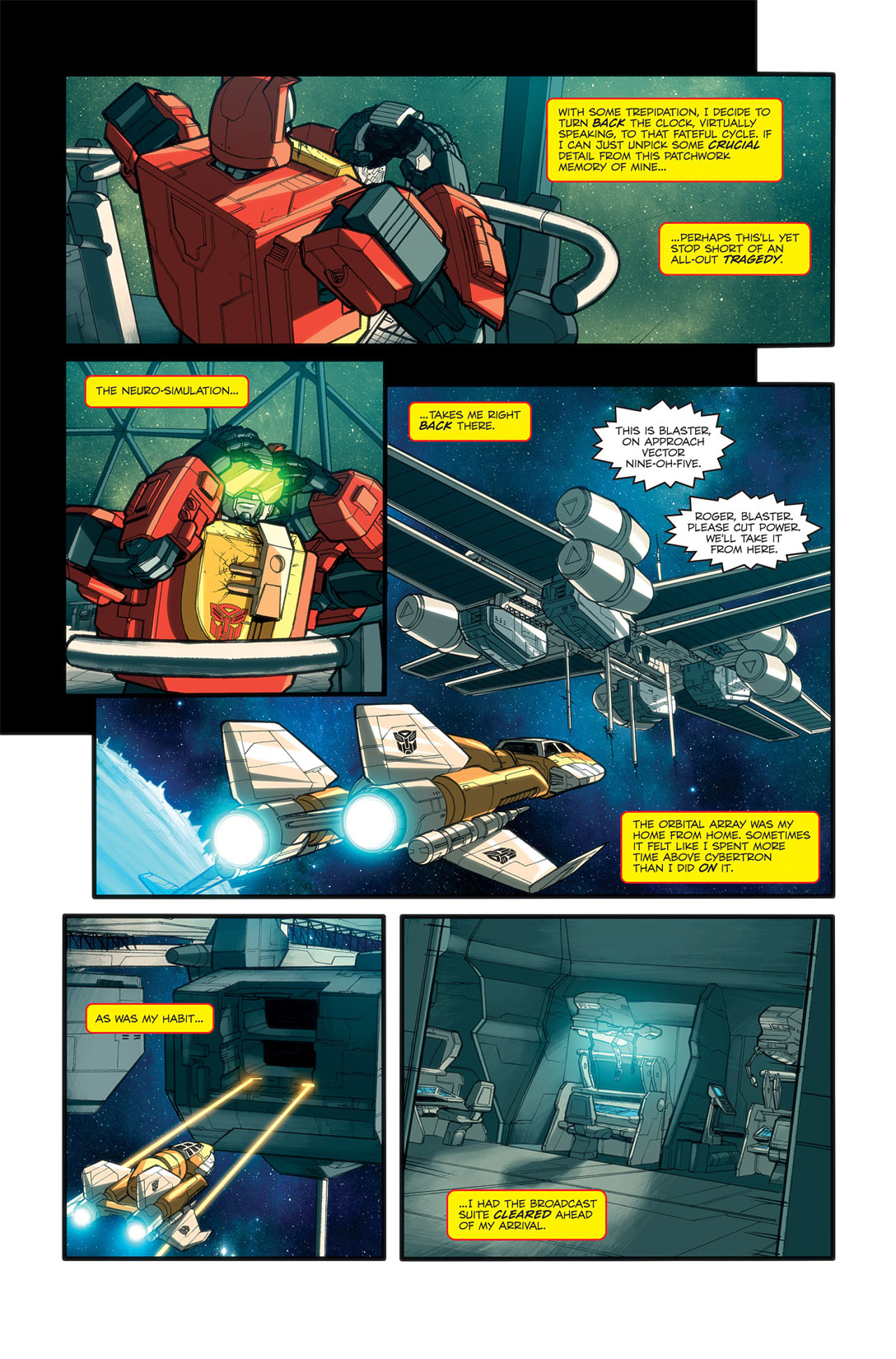 Read online Transformers Spotlight: Blaster comic -  Issue # Full - 12