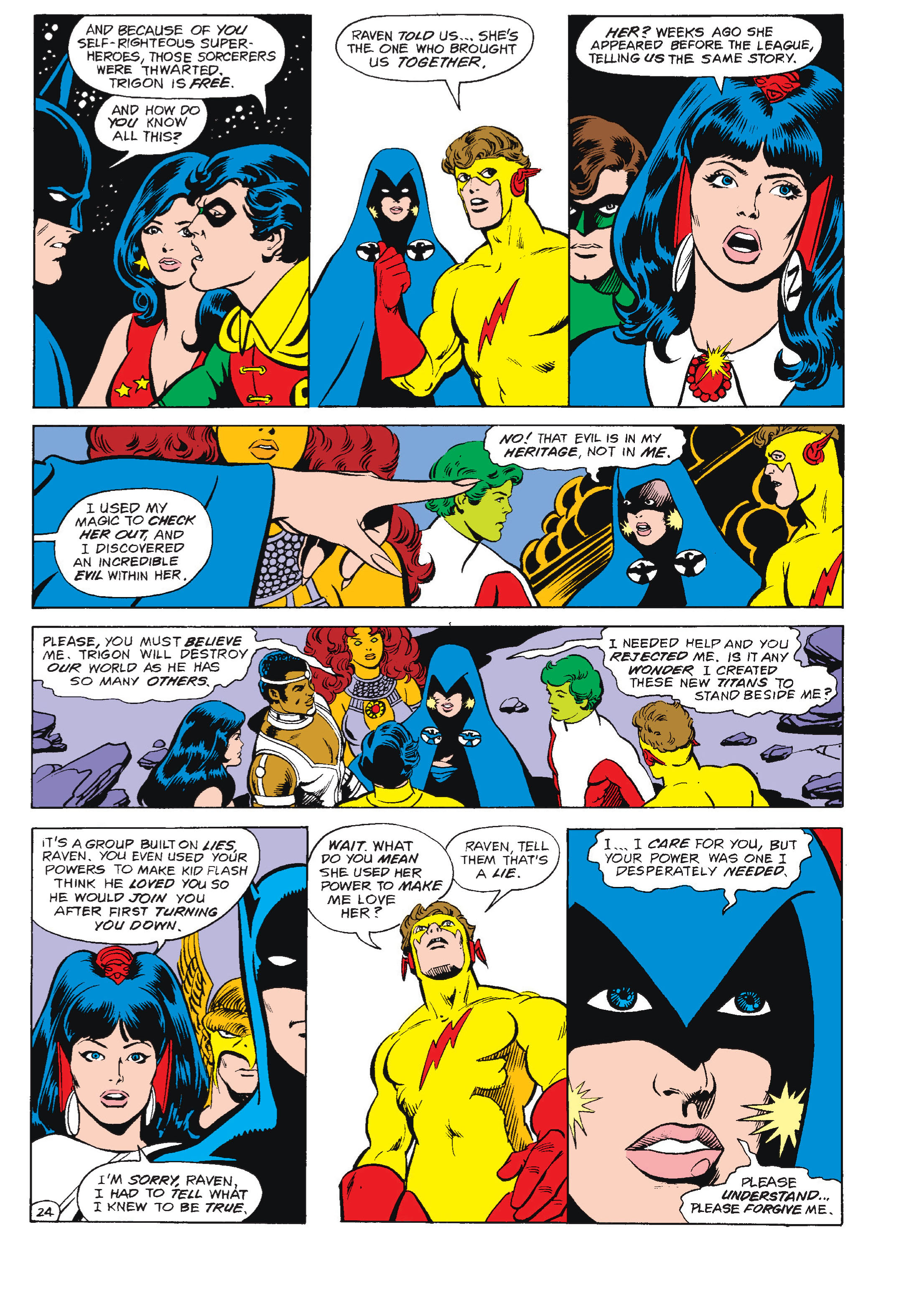 Read online The New Teen Titans (1980) comic -  Issue #4 - 24