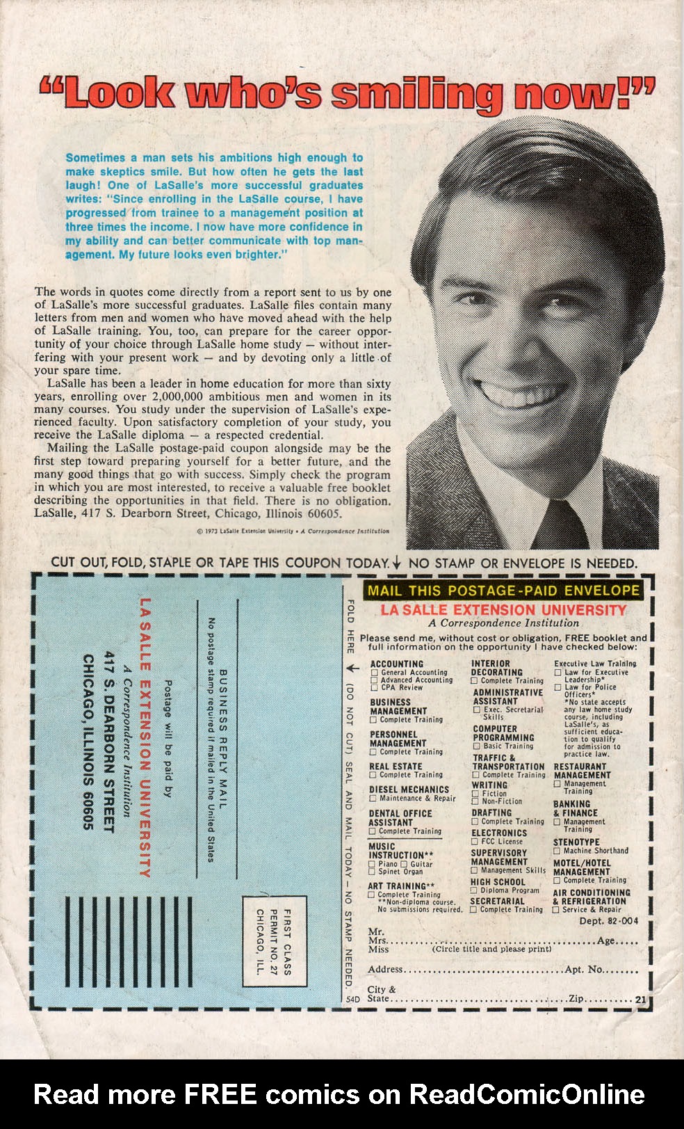 Read online Chamber of Chills (1972) comic -  Issue #25 - 36