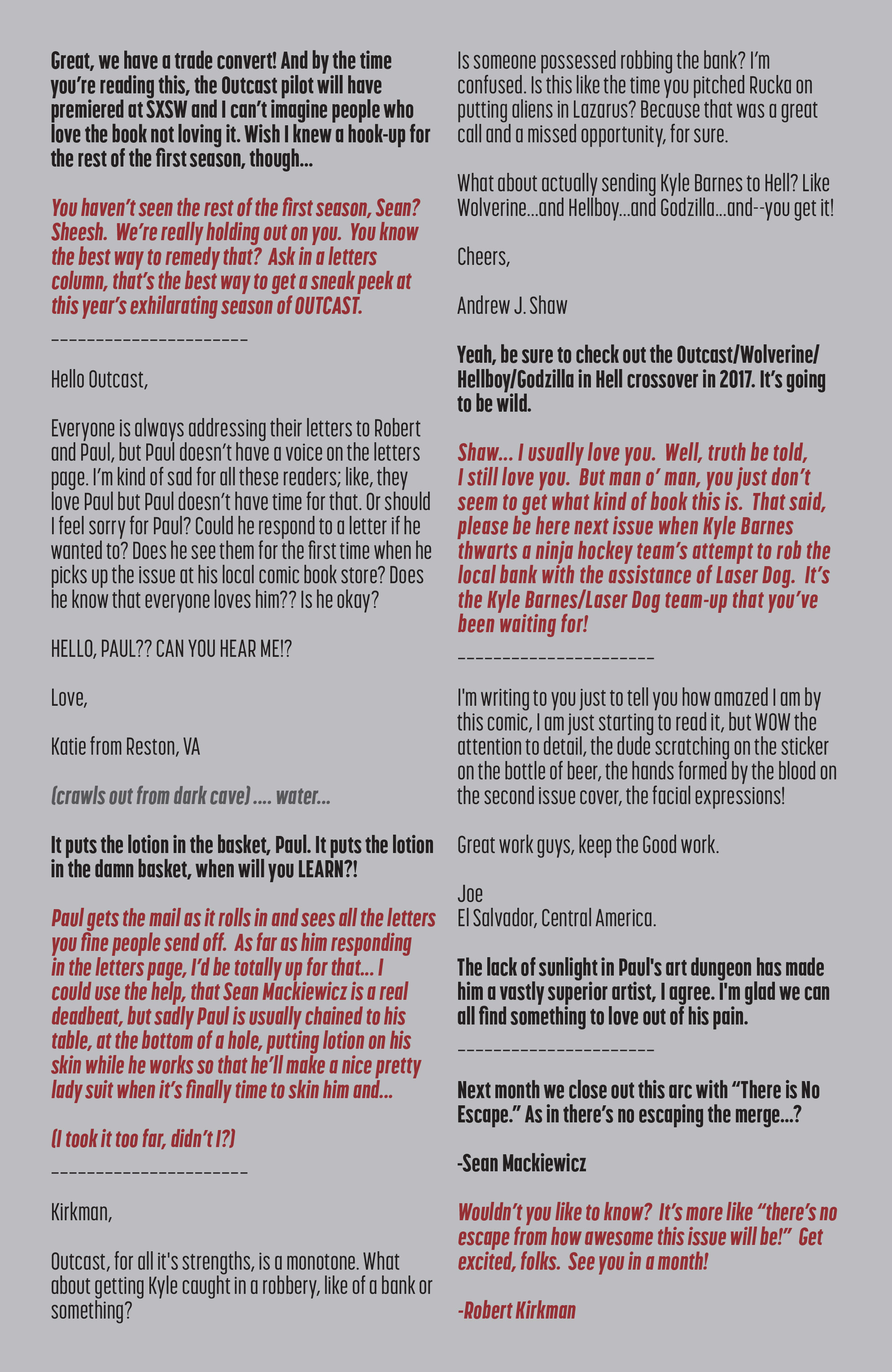 Read online Outcast by Kirkman & Azaceta comic -  Issue #17 - 24