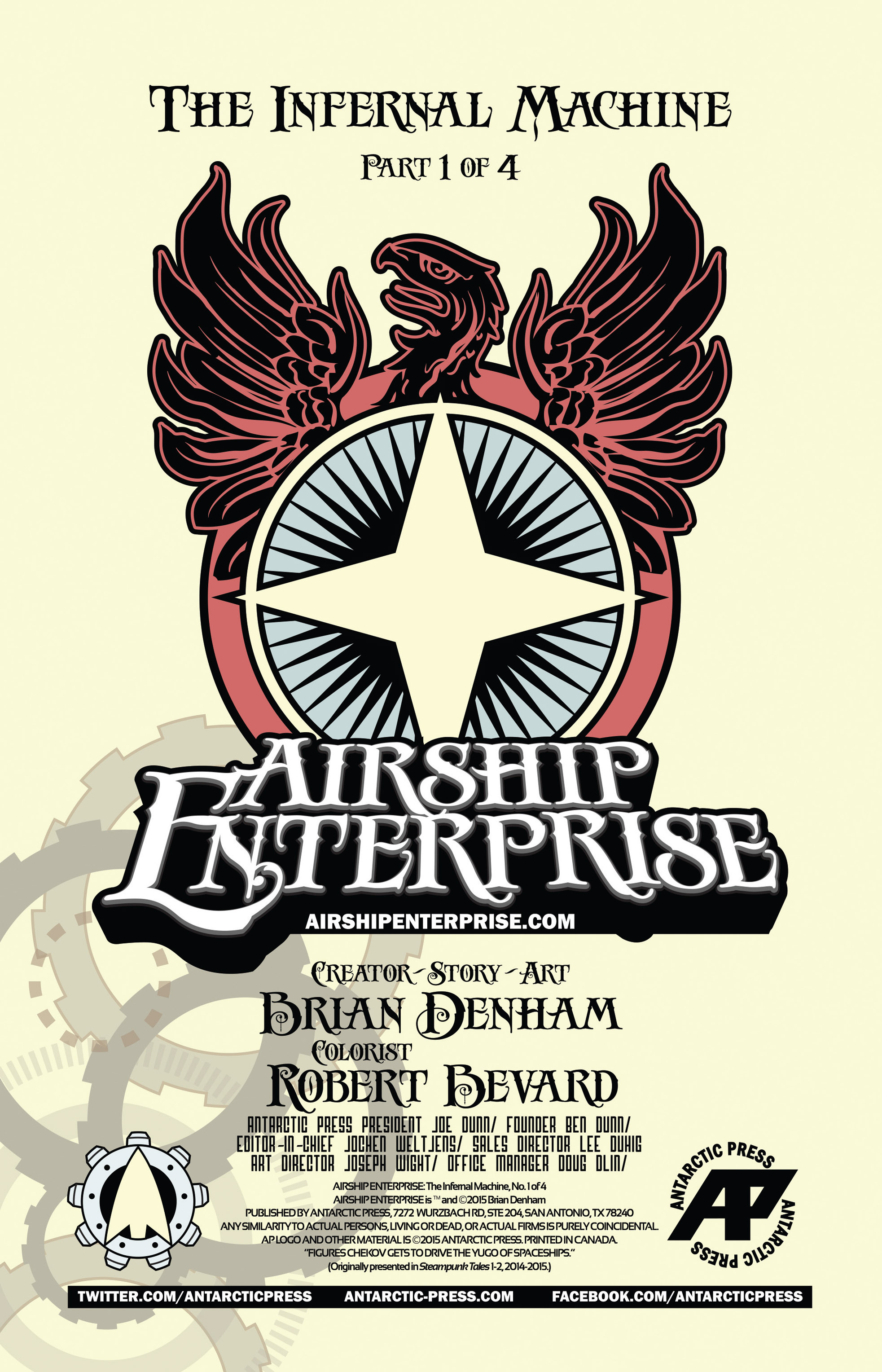 Read online Airship Enterprise: The Infernal Machine comic -  Issue #1 - 2