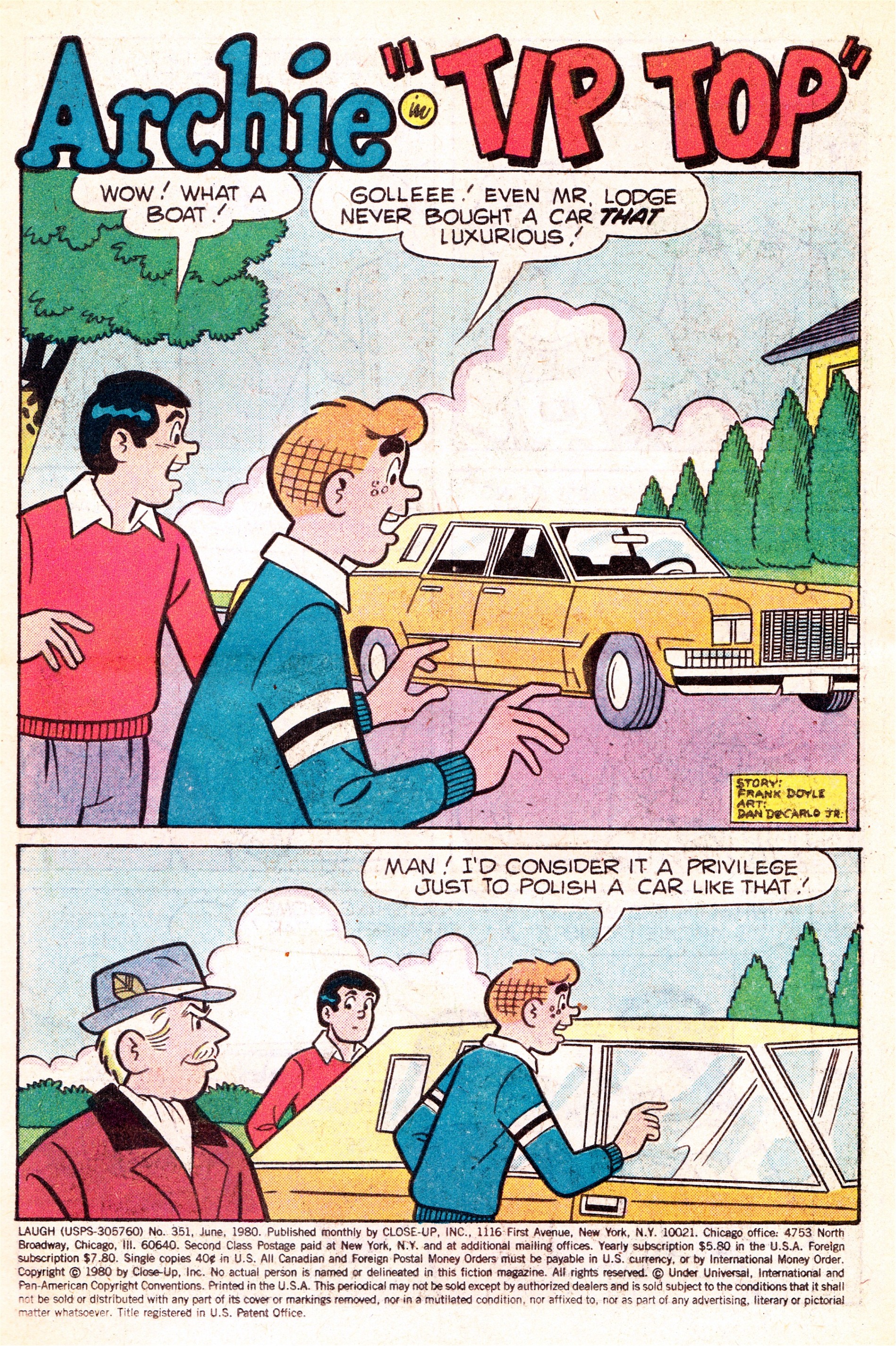 Read online Laugh (Comics) comic -  Issue #351 - 3