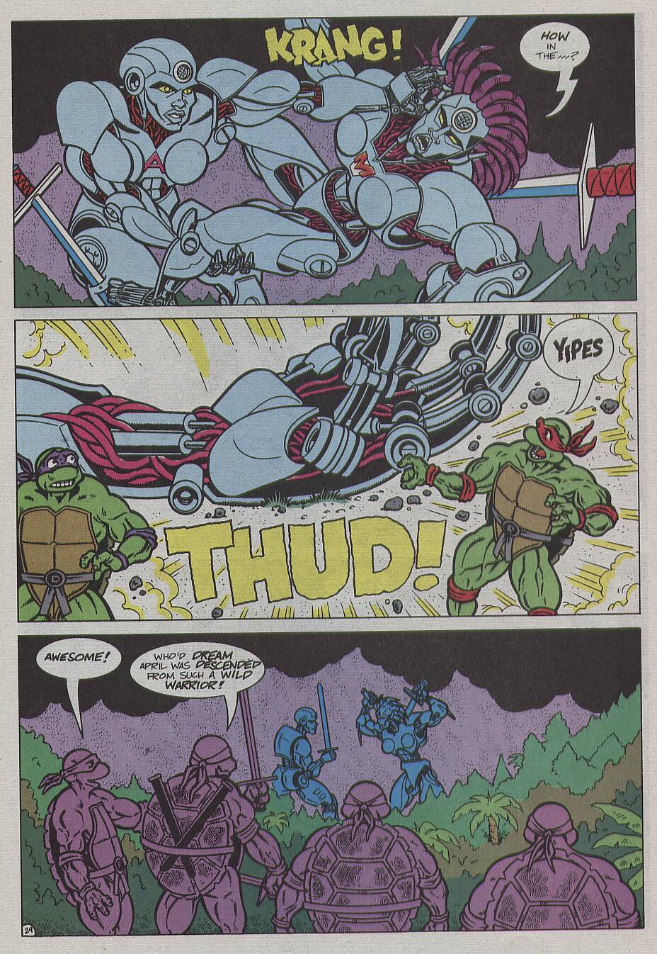 Read online Teenage Mutant Ninja Turtles Presents: April O'Neil (May East Saga) comic -  Issue #1 - 24
